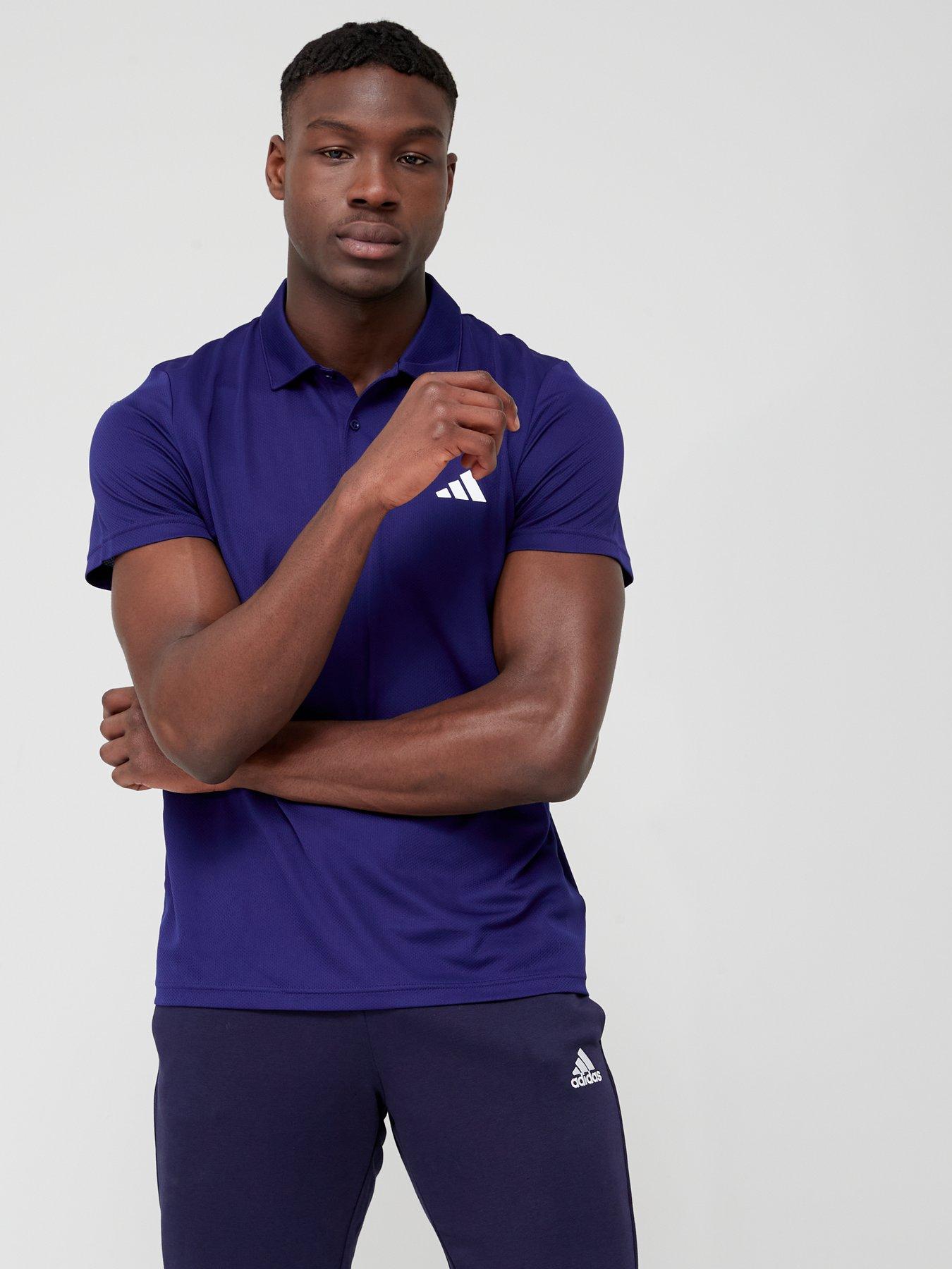 Image 1 of 6 of adidas Performance Train Essentials Training Polo Shirt - Navy