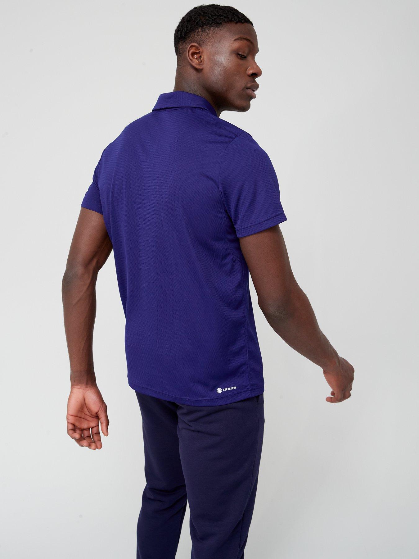 Image 2 of 6 of adidas Performance Train Essentials Training Polo Shirt - Navy