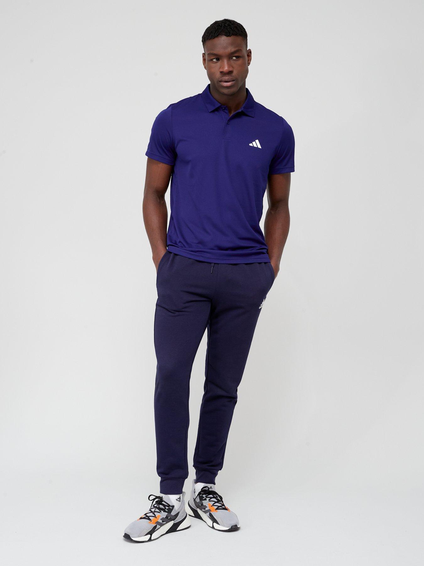 Image 3 of 6 of adidas Performance Train Essentials Training Polo Shirt - Navy