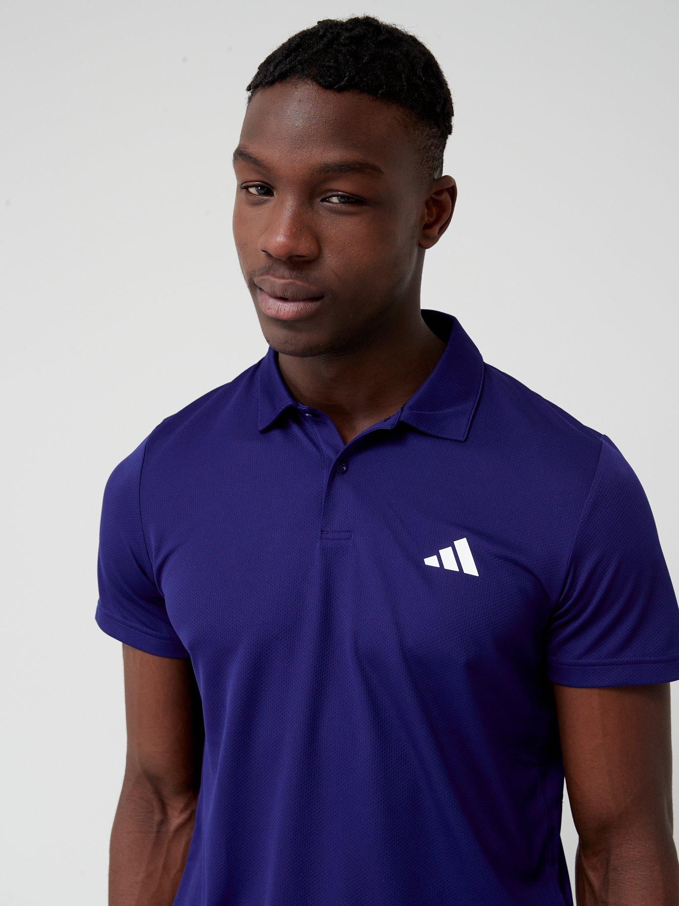 Image 6 of 6 of adidas Performance Train Essentials Training Polo Shirt - Navy