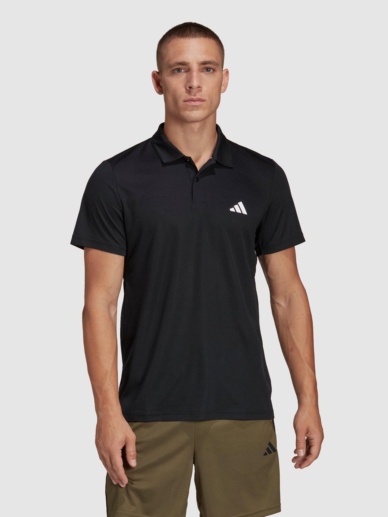 adidas Performance Train Essentials Training Polo Shirt - Black/White