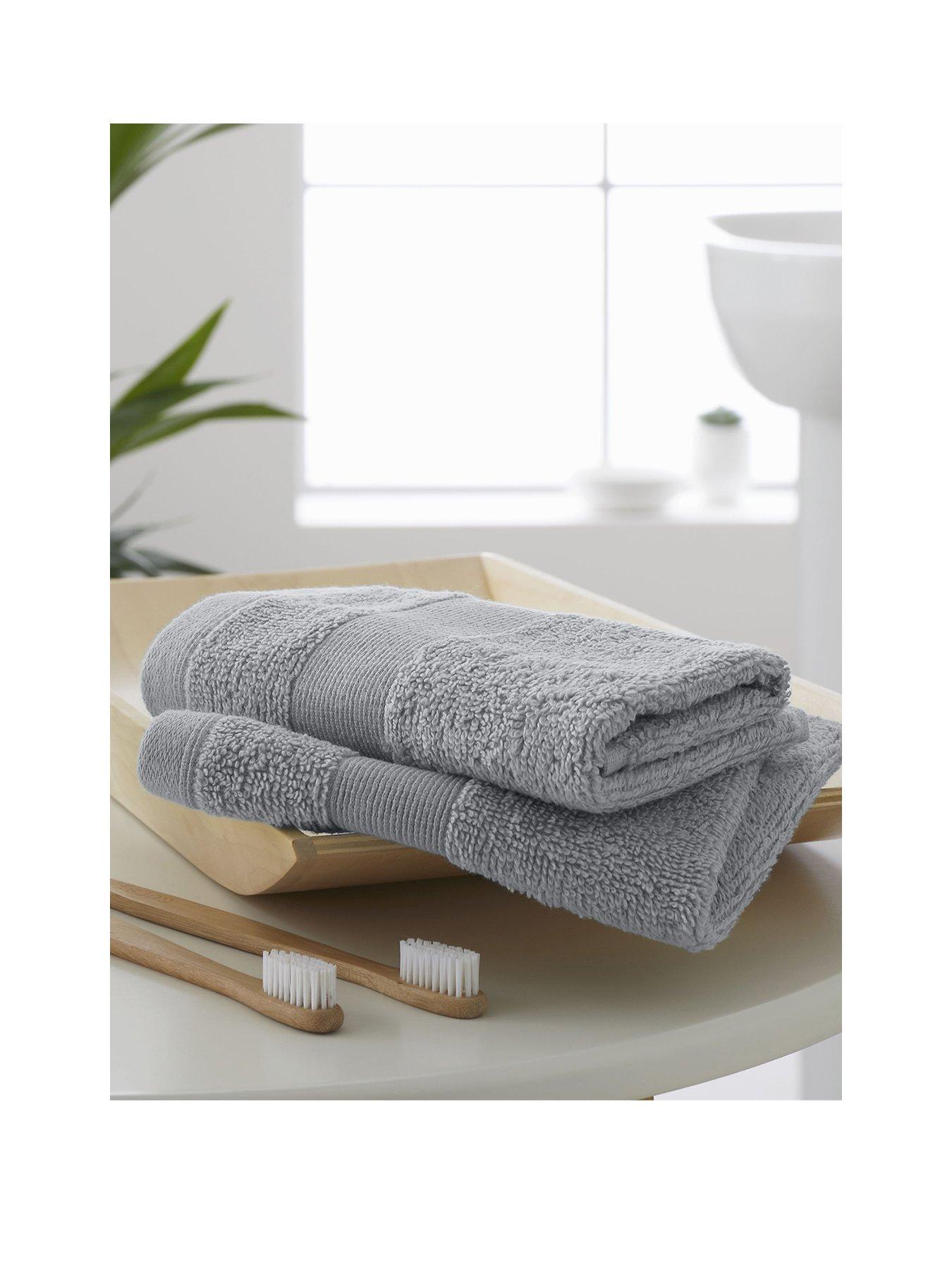 Catherine Lansfield Antibacterial Face Cloth Pair