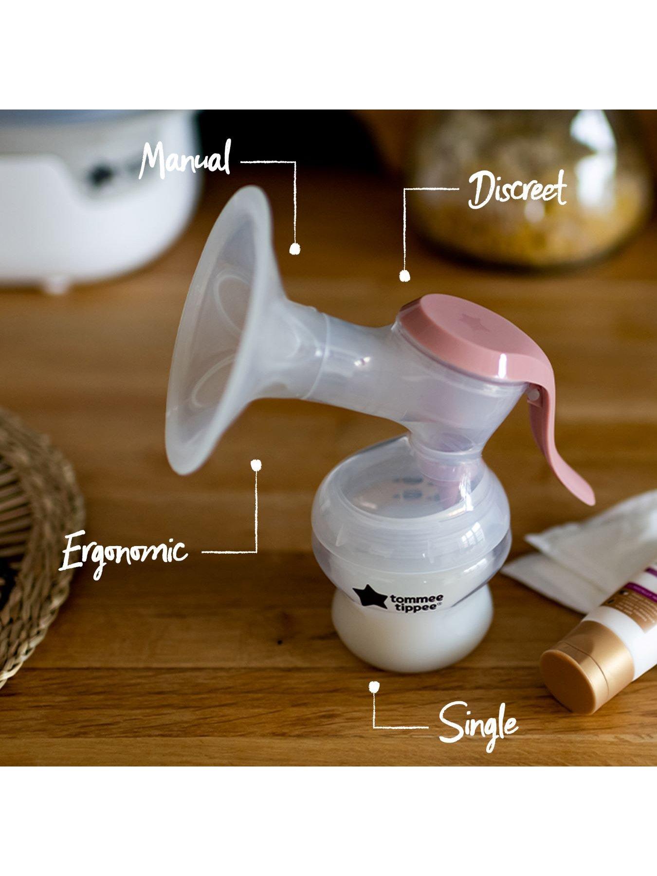 tommee-tippee-manual-breast-pump-pinkstillFront