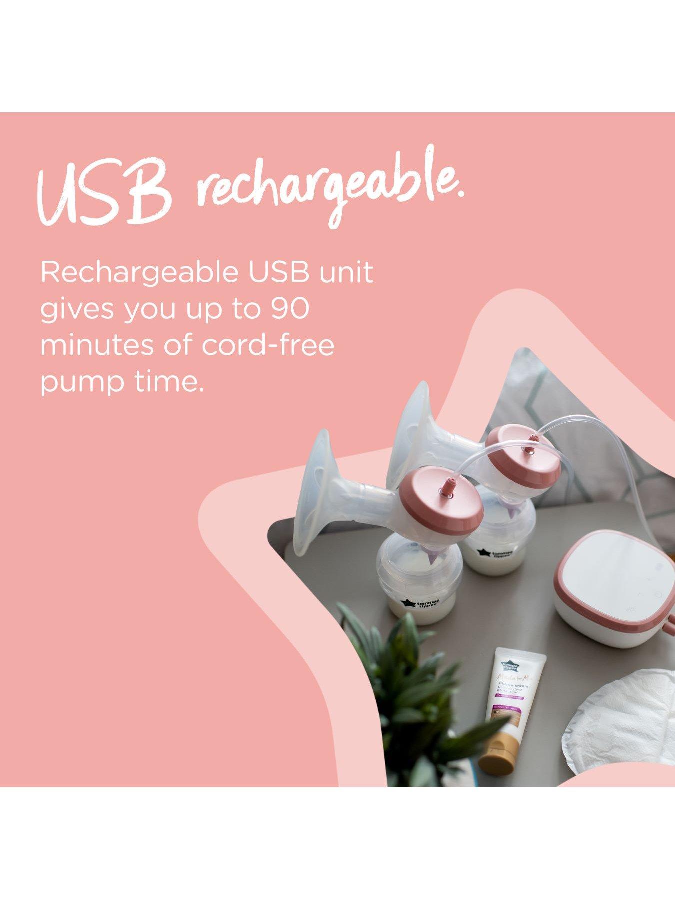 Image 5 of 7 of Tommee Tippee Double Electric Breast Pump - Pink
