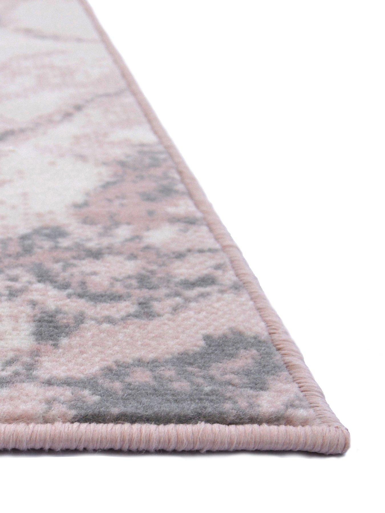 very-home-maestro-marble-effect-rug-ndash-pink-and-greyoutfit