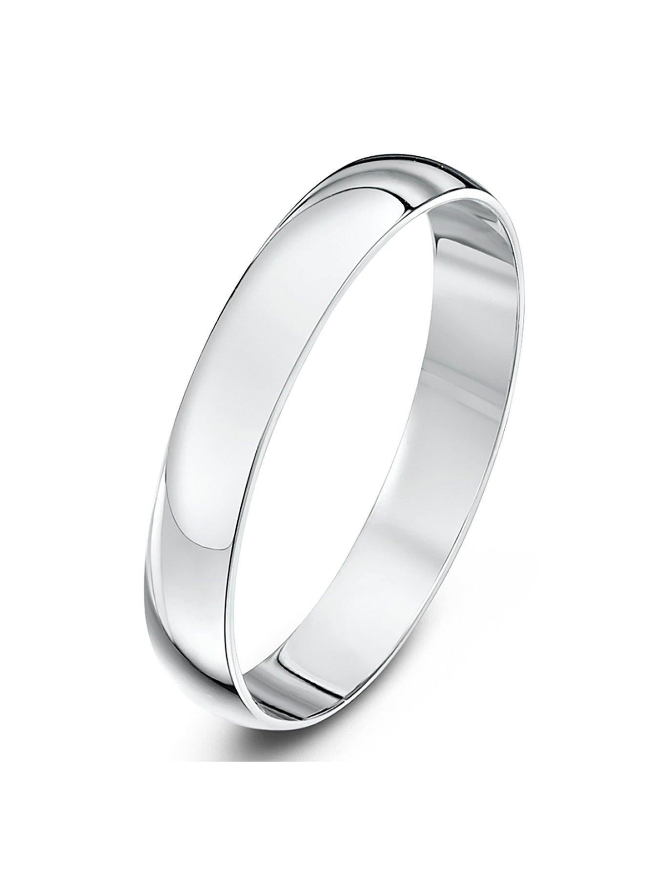 18K 4MM Heavy Milgrain Ladies & Mens Wedding Band Super Jeweler Men Accessories Jewelry Rings 3.7 g 
