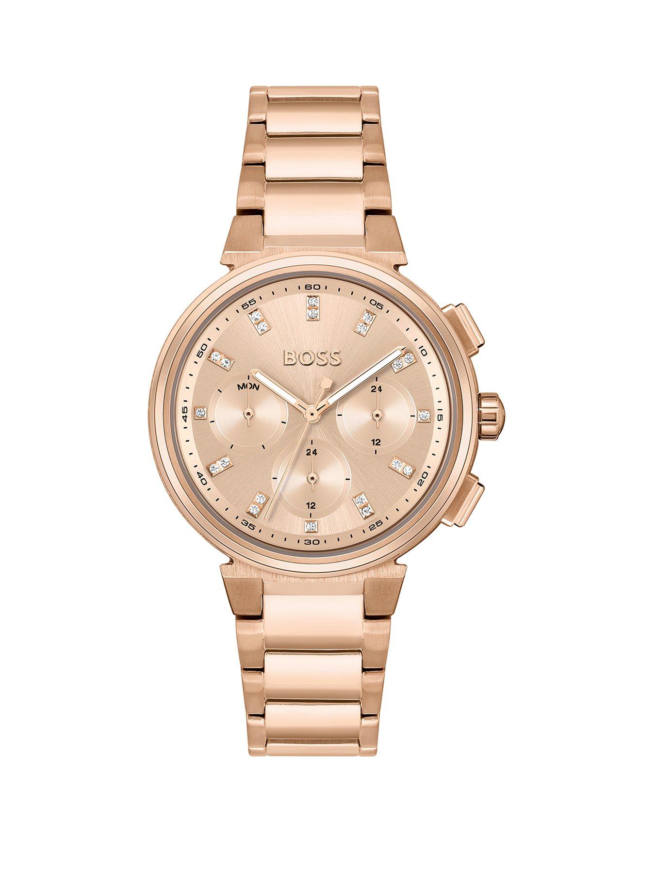 boss-ladies-one-carnation-gold-bracelet-watch