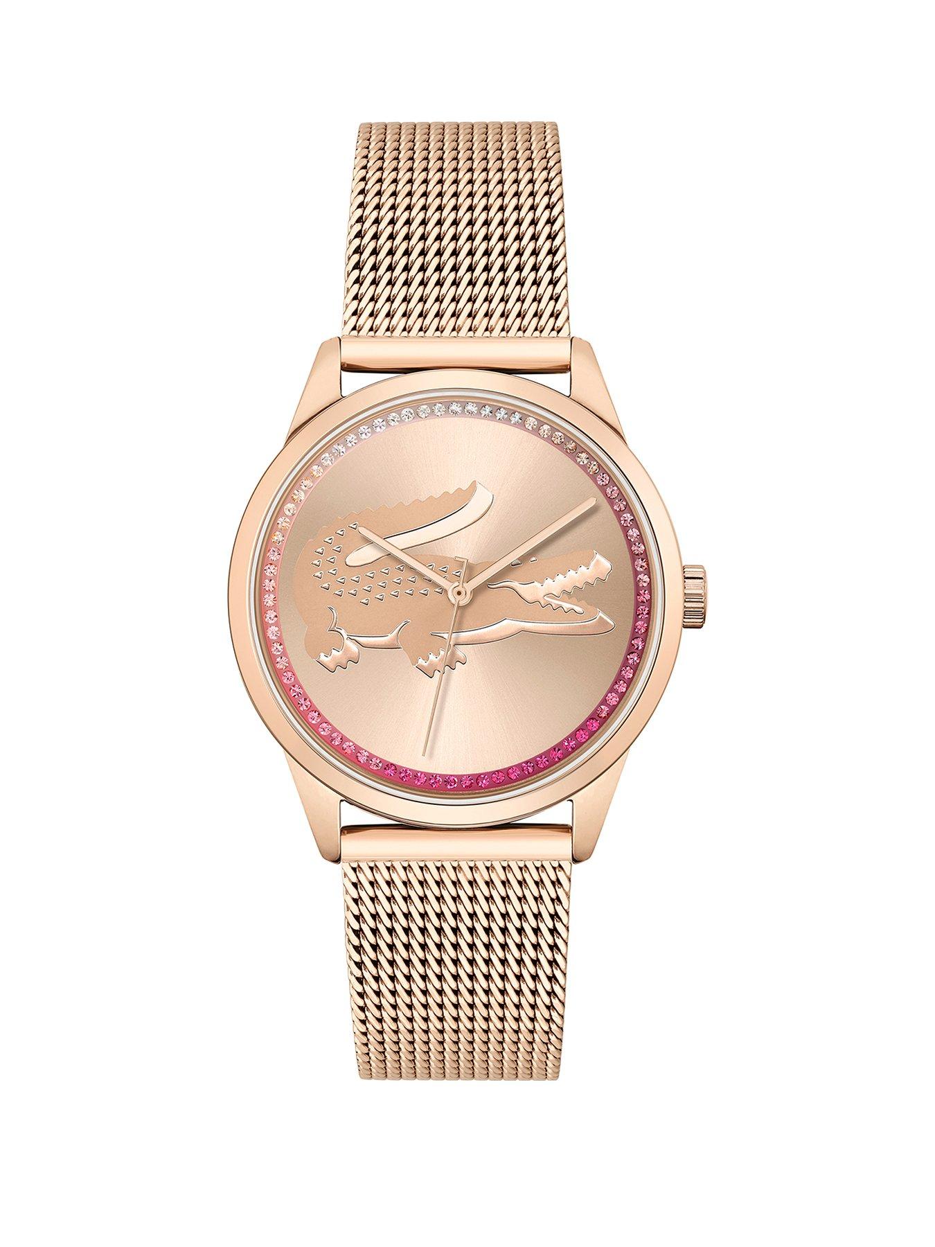 Lacoste Lacoste Ladies Carnation Gold Ladycroc Watch Very Ireland