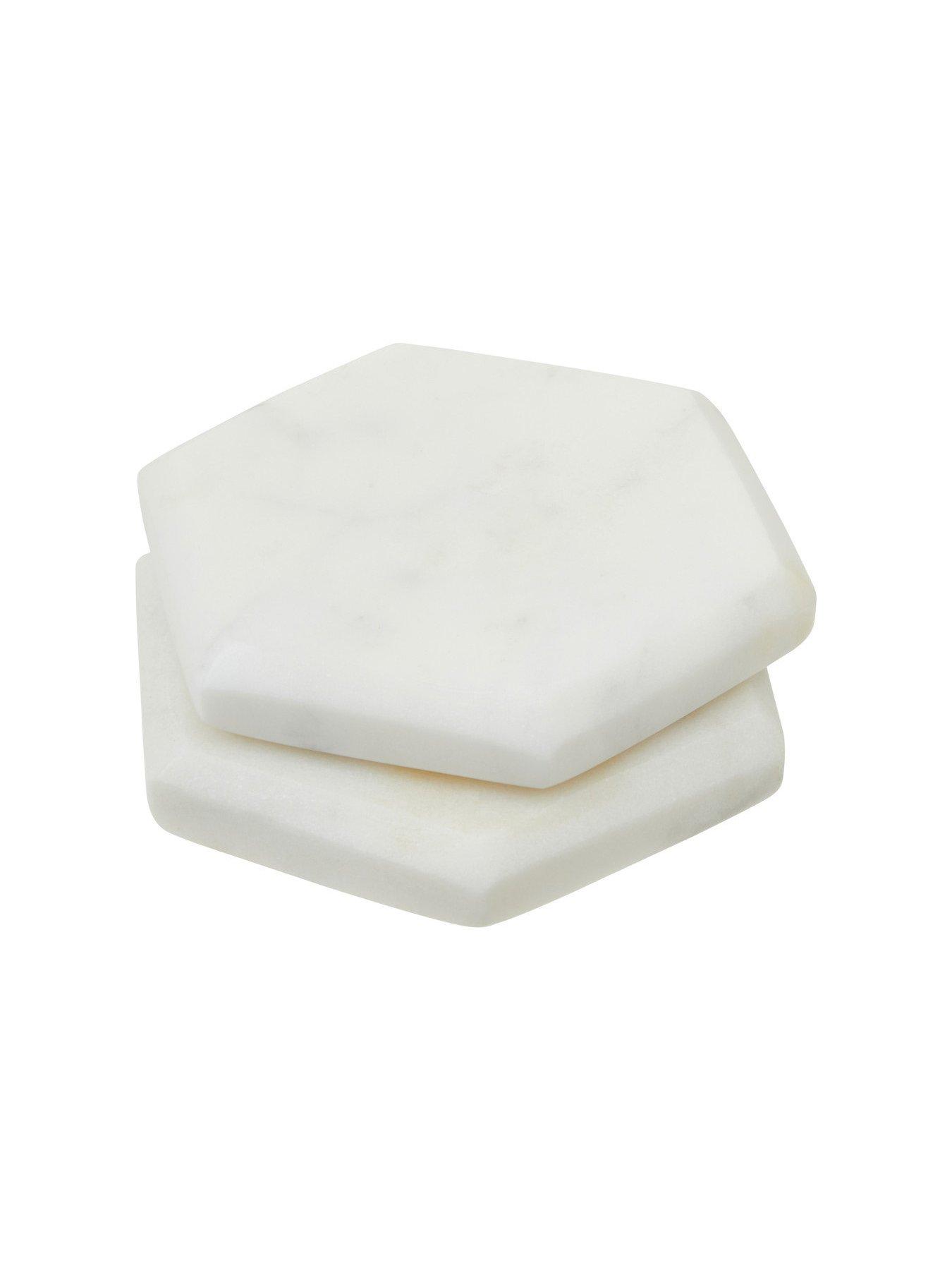 premier-housewares-set-of-4-hexagon-white-marble-coastersoutfit