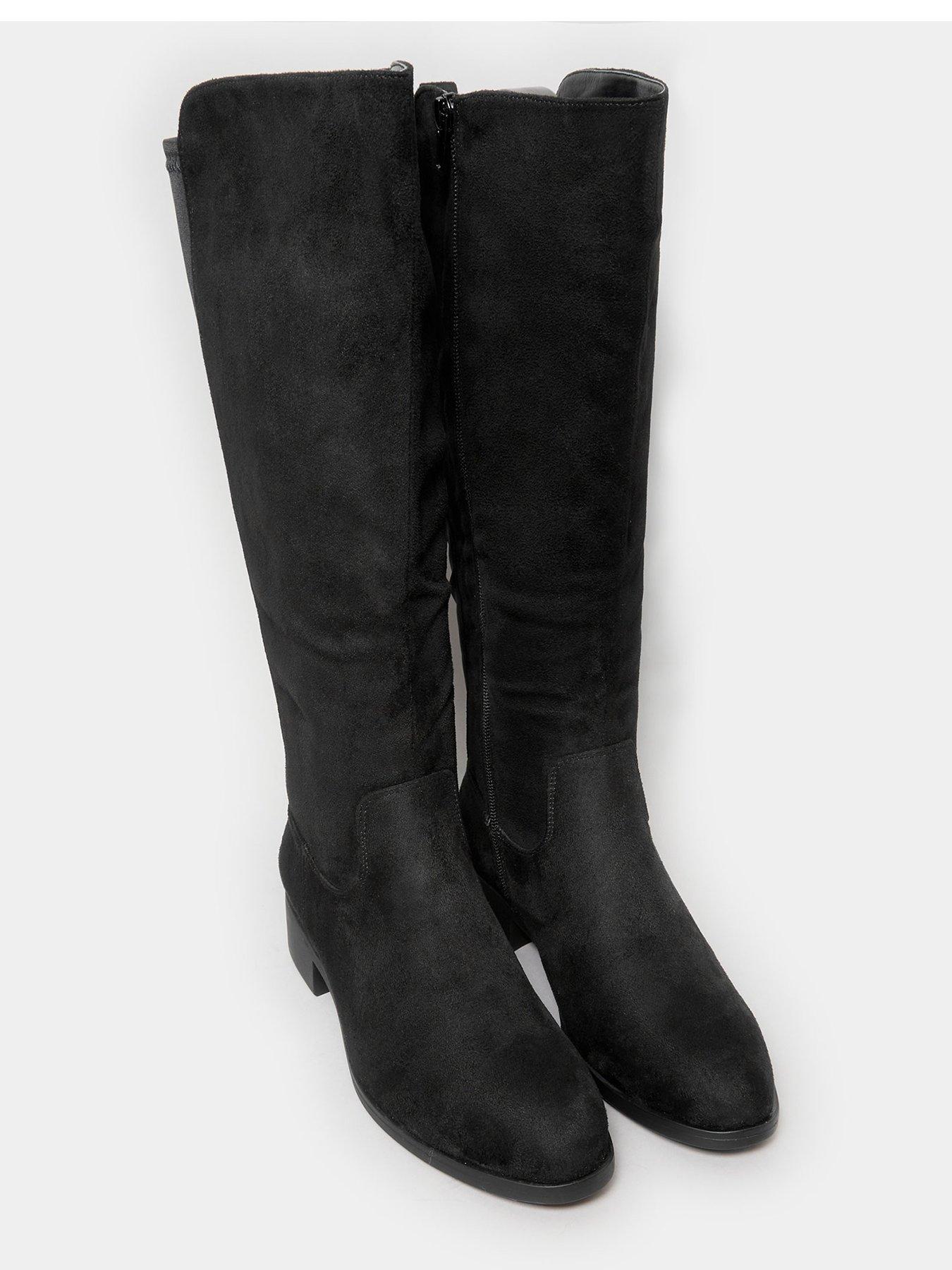 yours-yours-extra-wide-fit-stretch-knee-boot-micro-blackoutfit