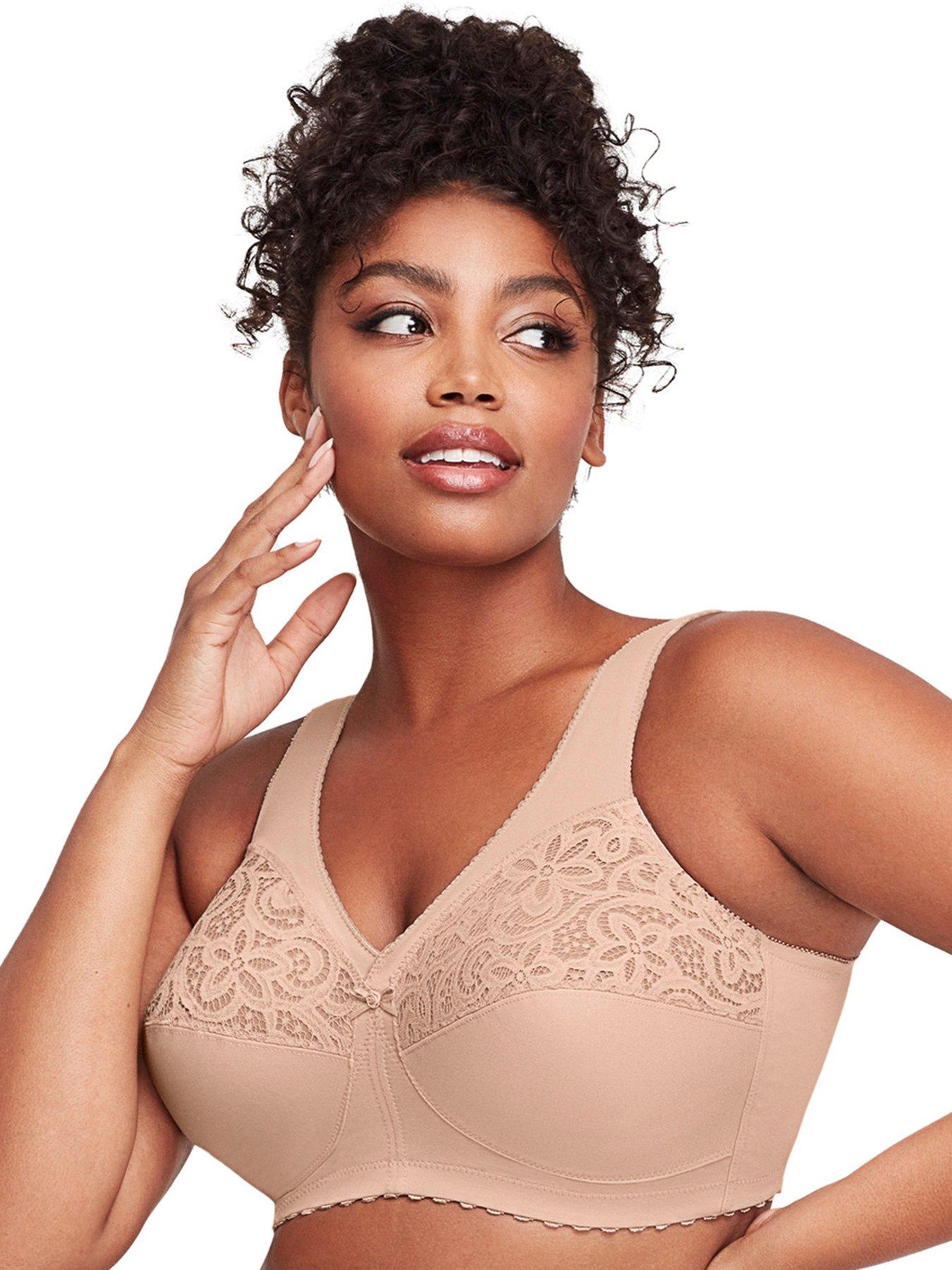 No wire bra with on sale support