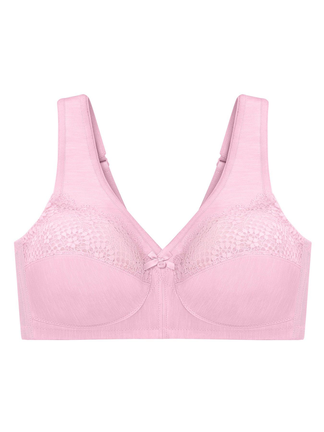 Image 5 of 6 of Glamorise Magiclift Non Wire Moisture Control Bra - Pink Heather