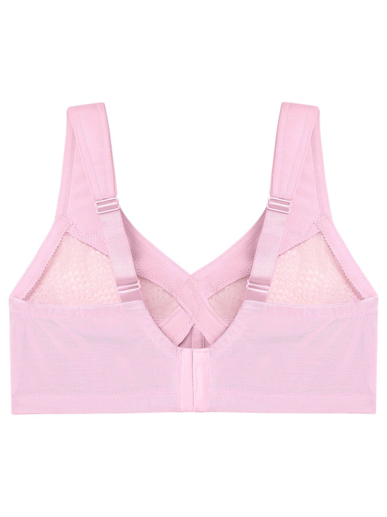 Image 6 of 6 of Glamorise Magiclift Non Wire Moisture Control Bra - Pink Heather