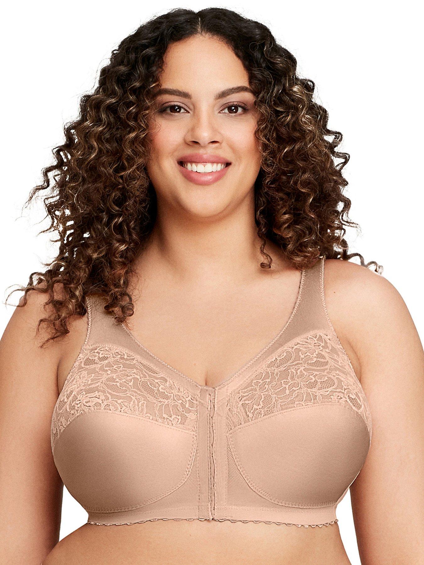 underwear women Large adjustable bra waistcoat sexy breathable lady's bra  U-shaped back folding bra big size bra push up