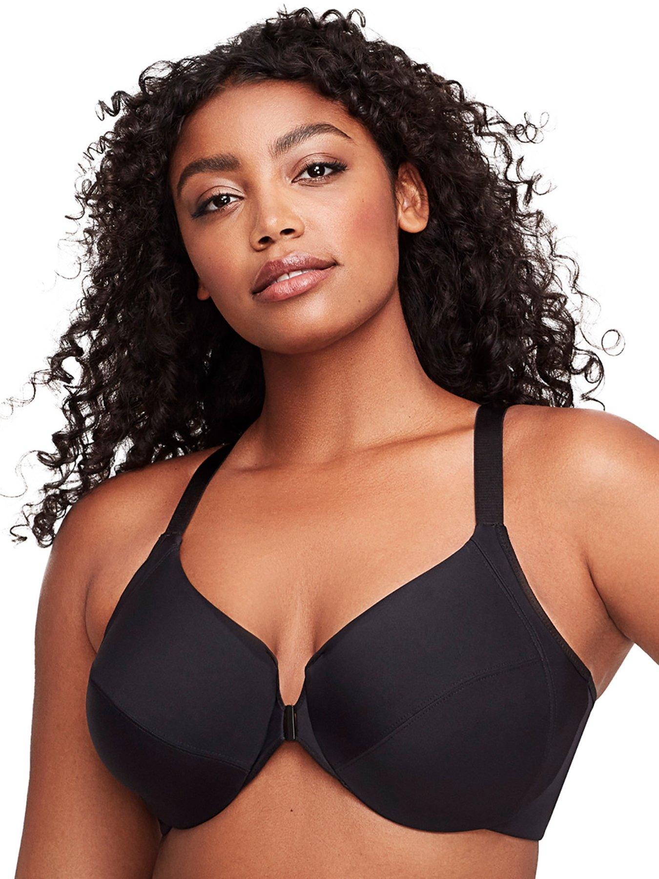 undefined Front Close Smoothing Underwire Bra - Black