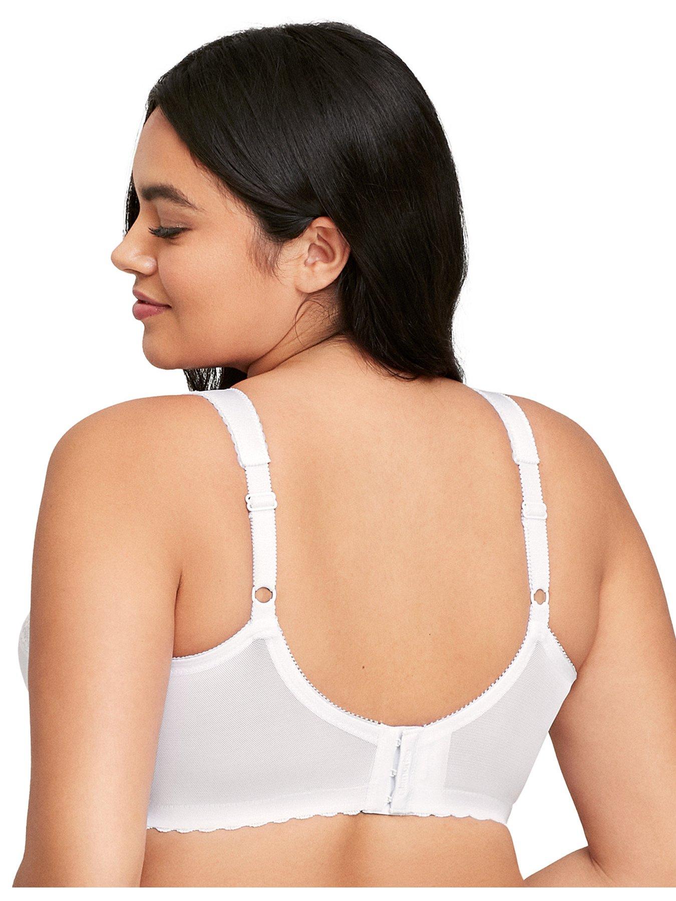 Image 2 of 6 of Glamorise Magiclift Non Wire Original Support Bra - White
