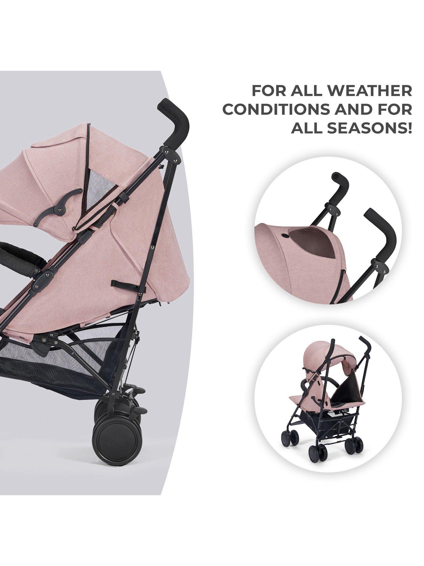 kinderkraft-siesta-umbrella-stroller-pinkdetail