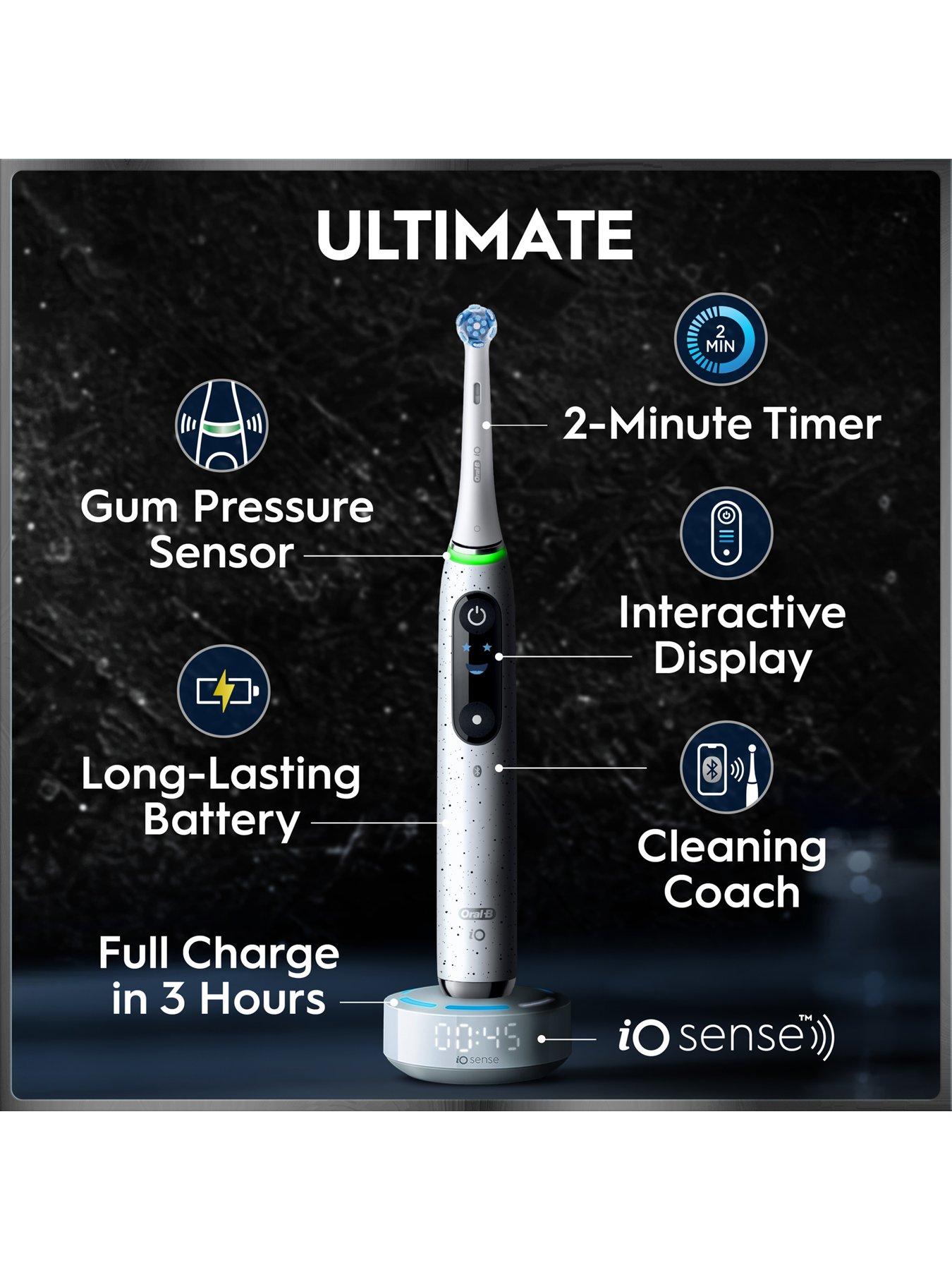 Image 3 of 8 of Oral-B iO10 Electric Toothbrush -&nbsp;Stardust White