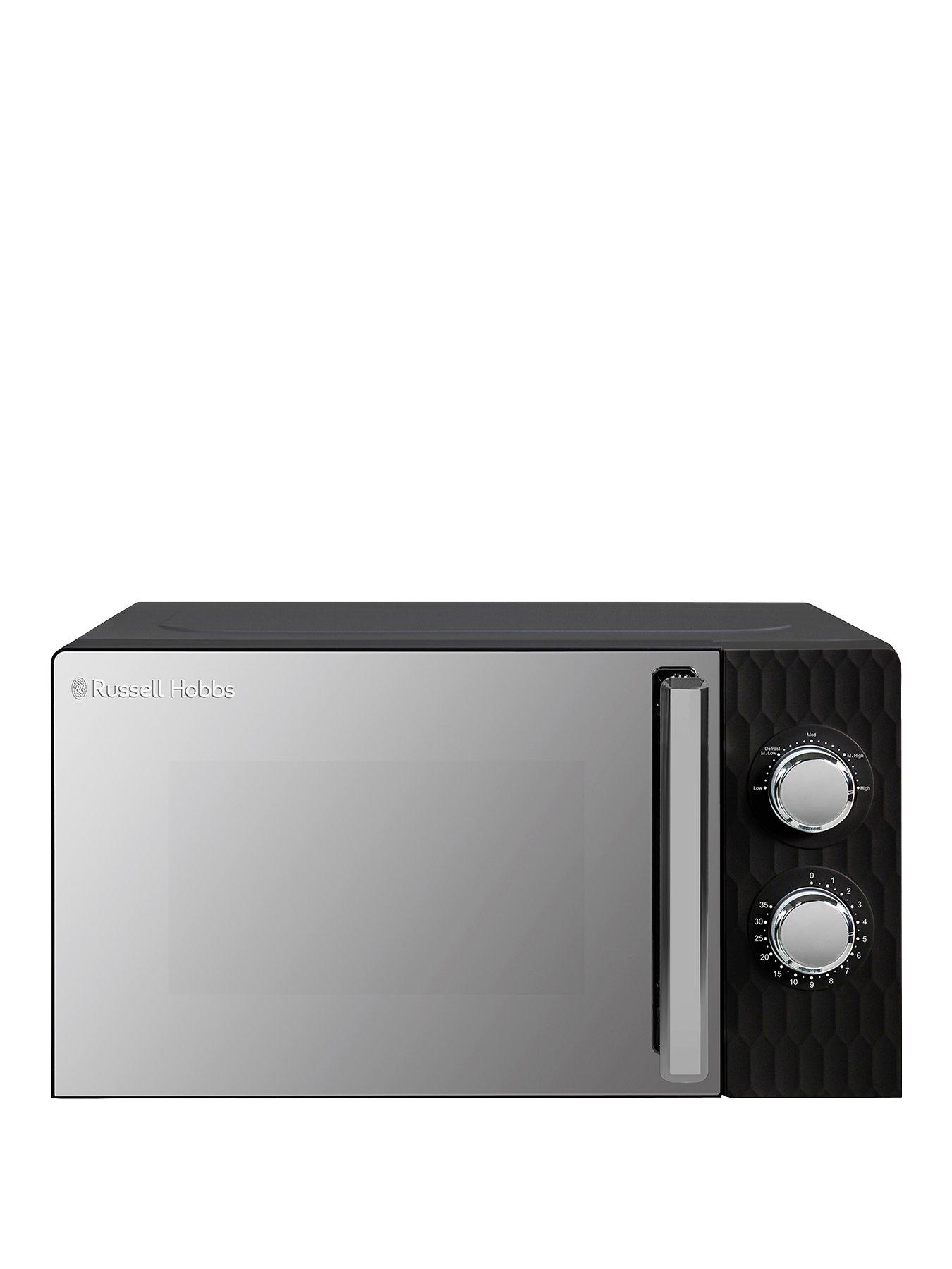Image of Russell Hobbs Russell Hobbs RHMM715B Honeycomb 17 Litre Black Manual Microwave