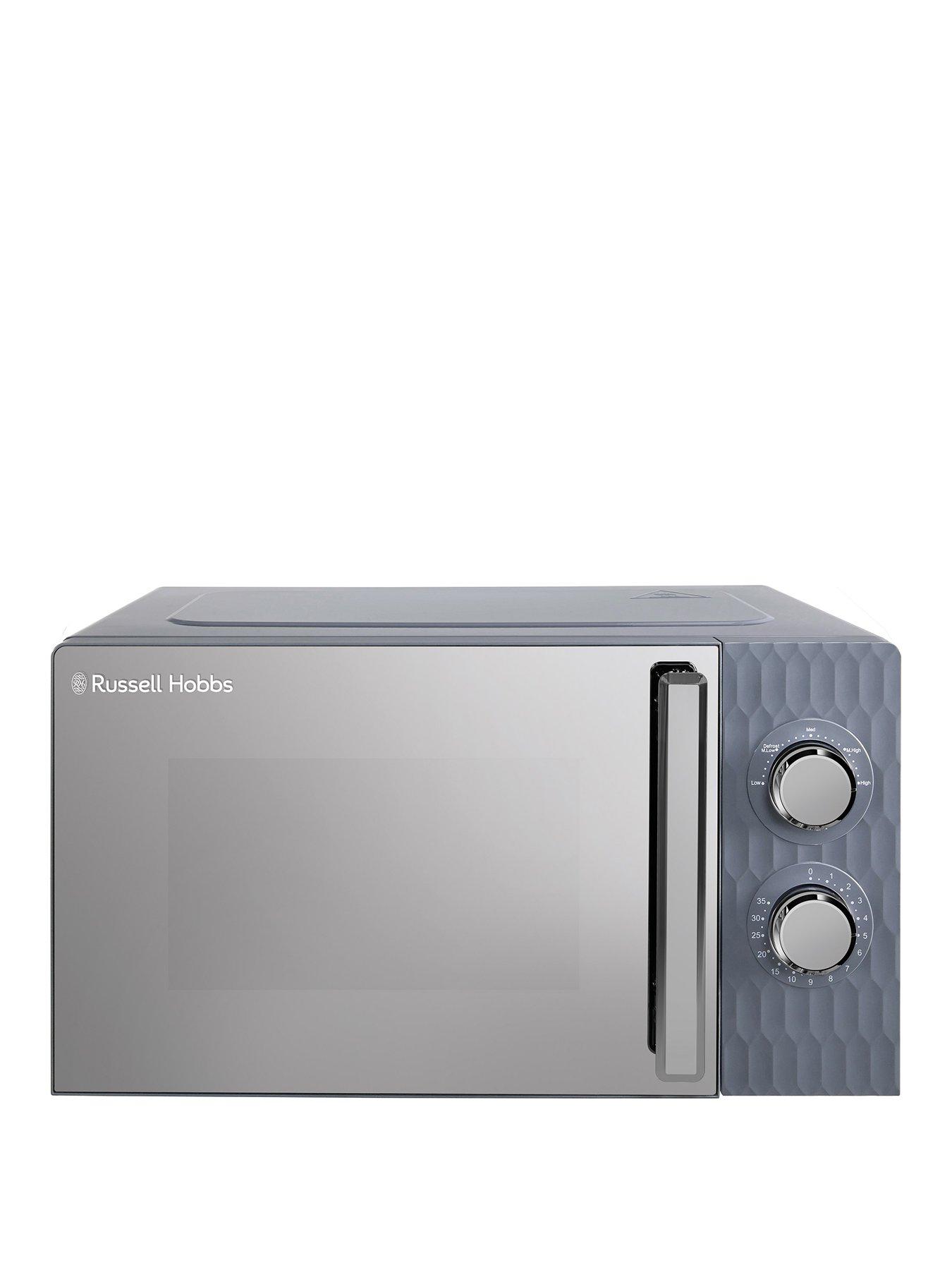 Russell Hobbs RHMM715G Honeycomb 17 Litre Grey Manual Microwave