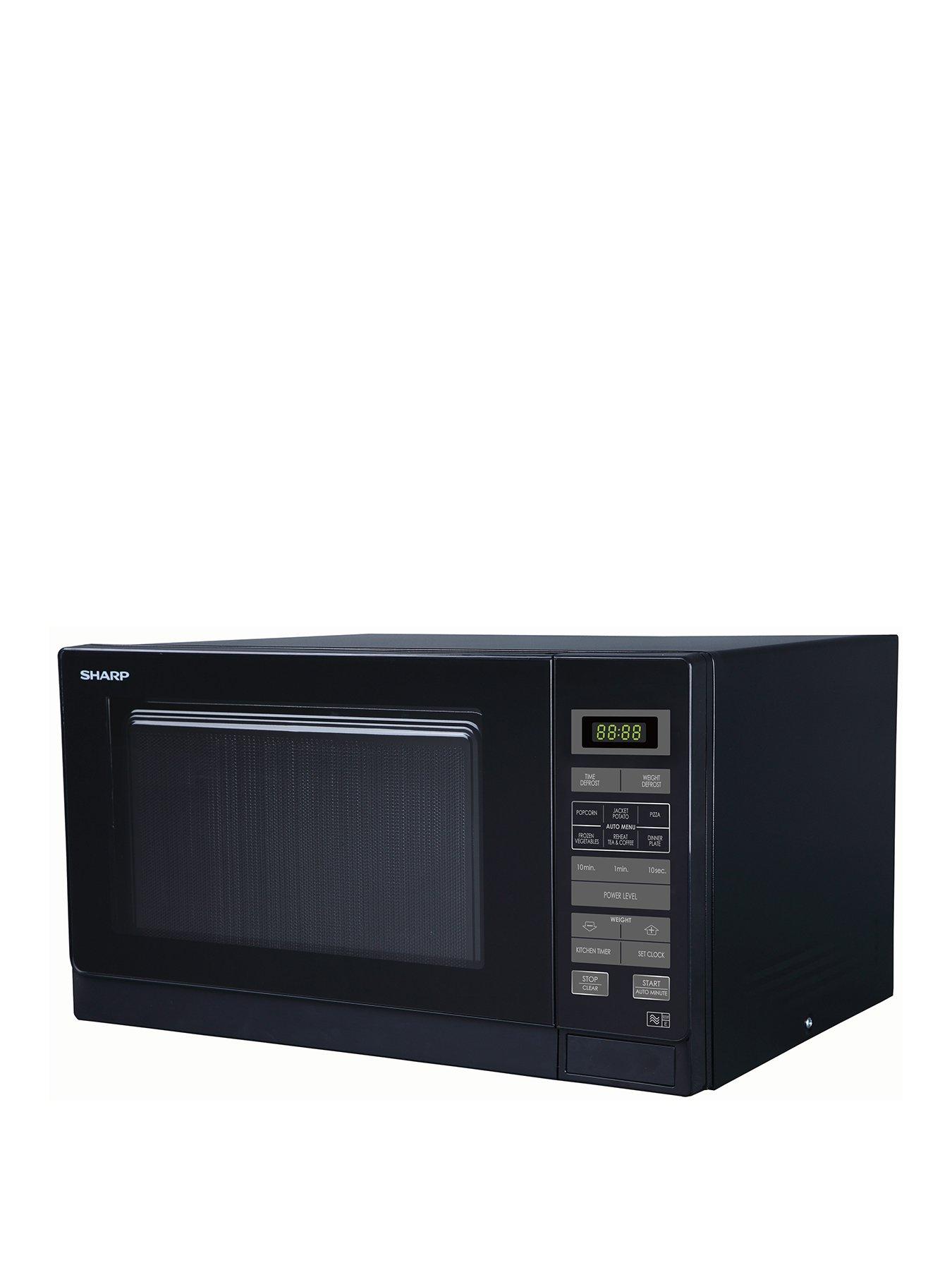 Image 1 of 1 of Sharp R372KM 25-Litre 900W Solo Microwave&nbsp;- Black