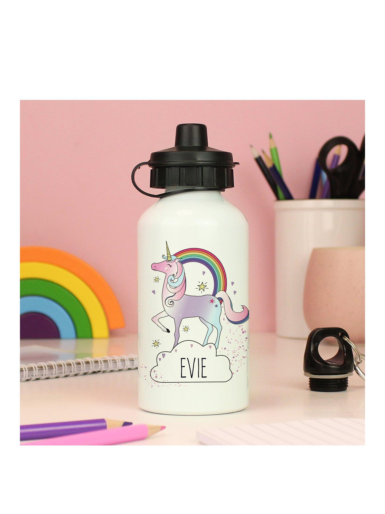 The Personalised Memento Company Unicorn Water Bottle