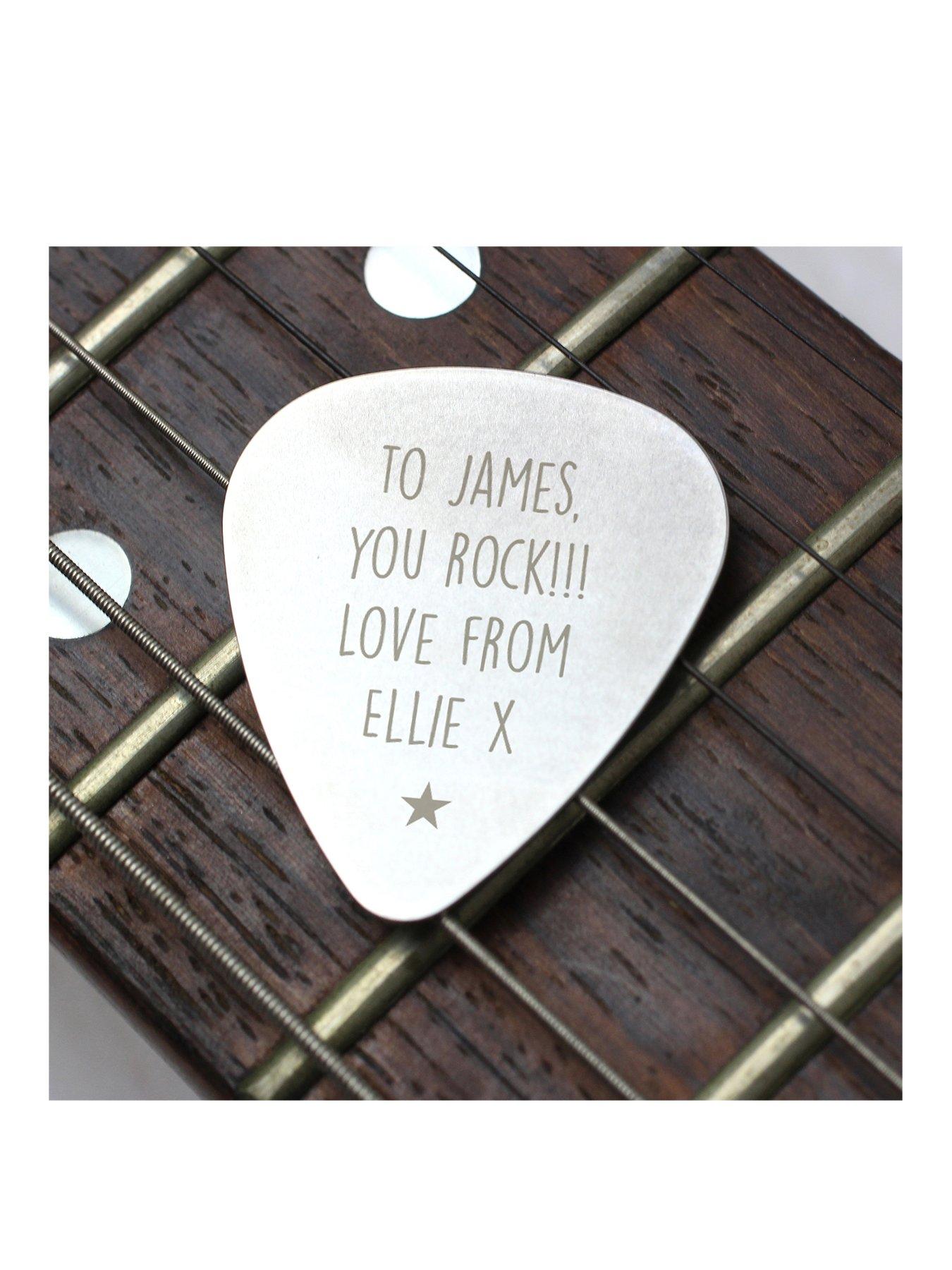 Image 1 of 3 of The Personalised Memento Company Personalised&nbsp;Plectrum