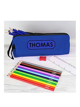 the-personalised-memento-company-blue-filled-pencil-case