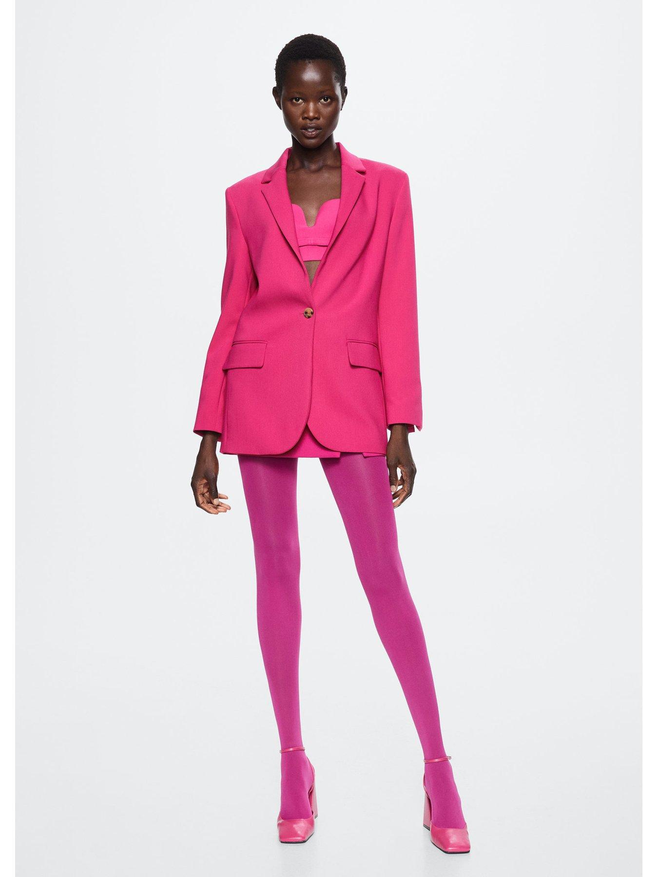 Mango 2025 blazer pink