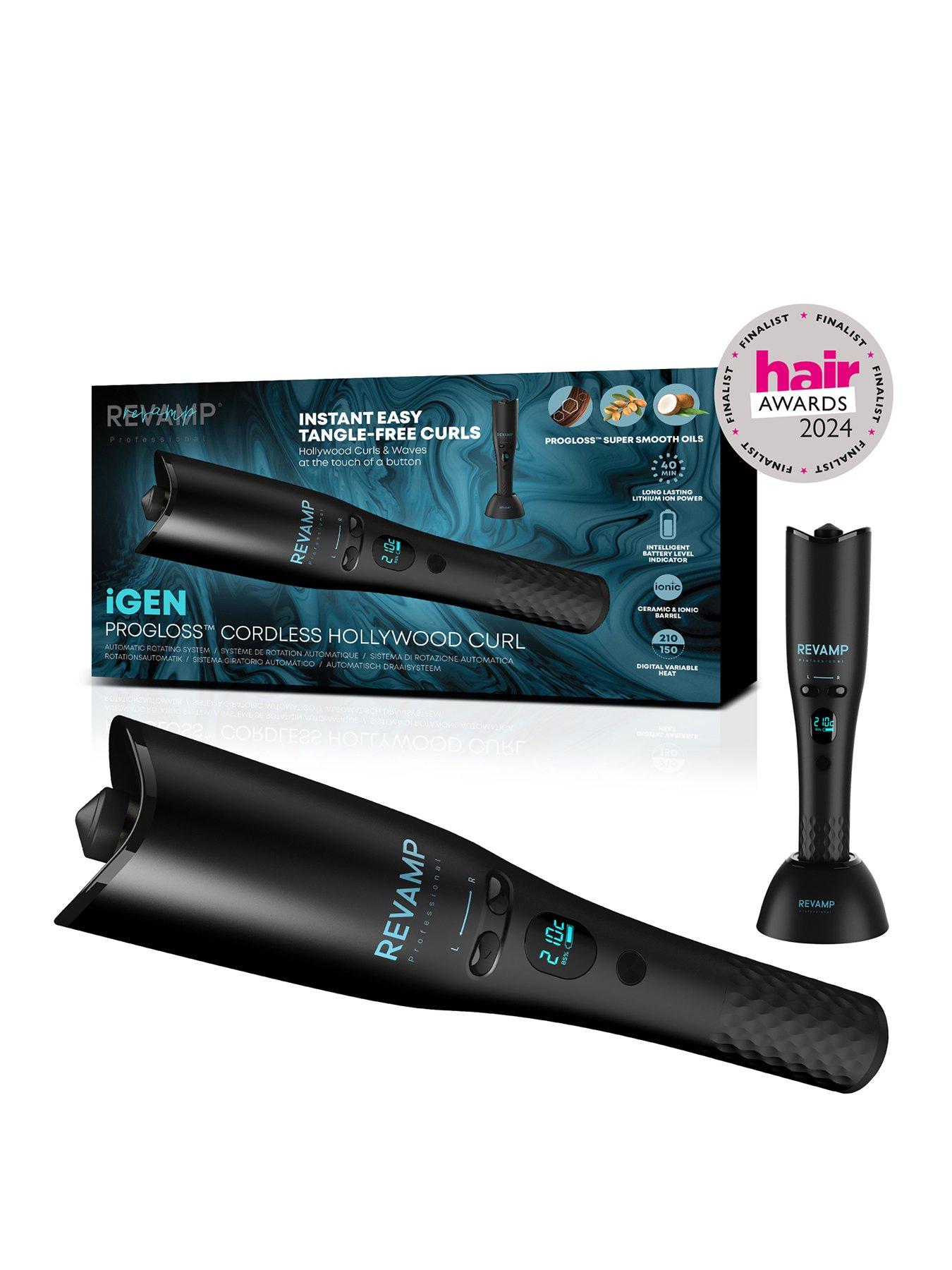 Image 1 of 8 of Revamp iGEN Cordless Hollywood Curl Automatic Rotating Curler