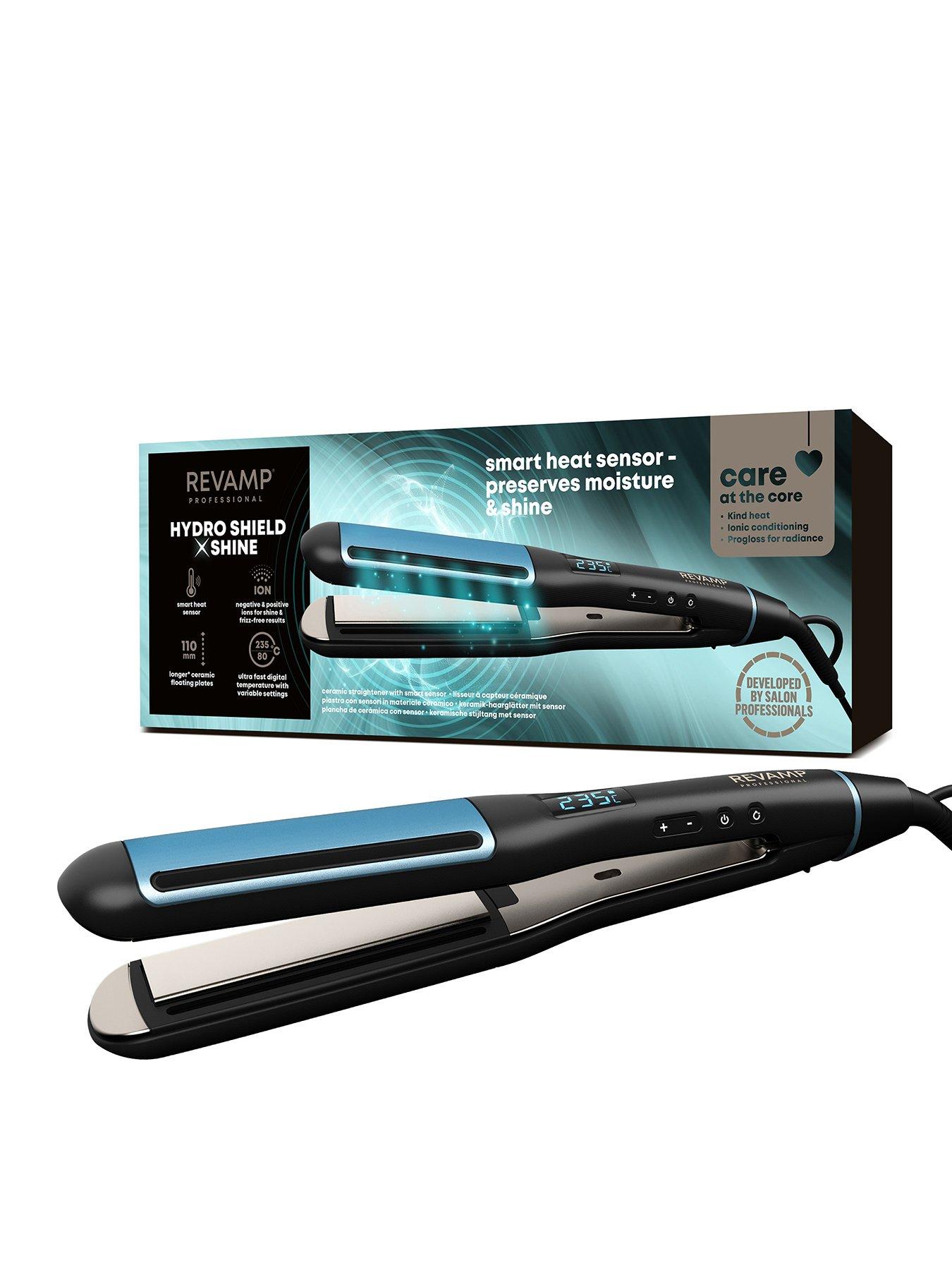 Image 1 of 7 of Revamp Hydro Shield X Shine Ceramic Hair Straightener
