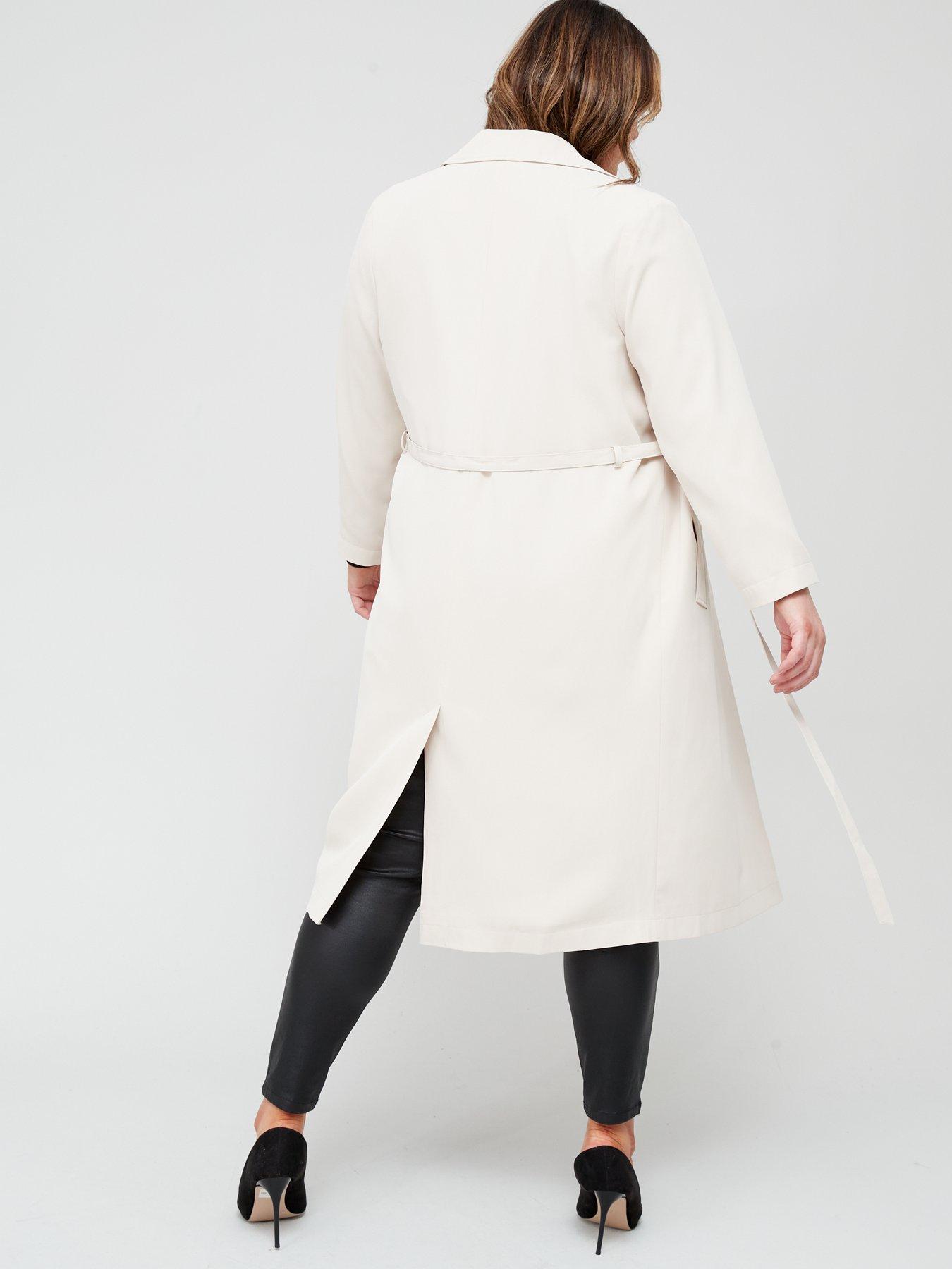 Long white 2024 duster jacket