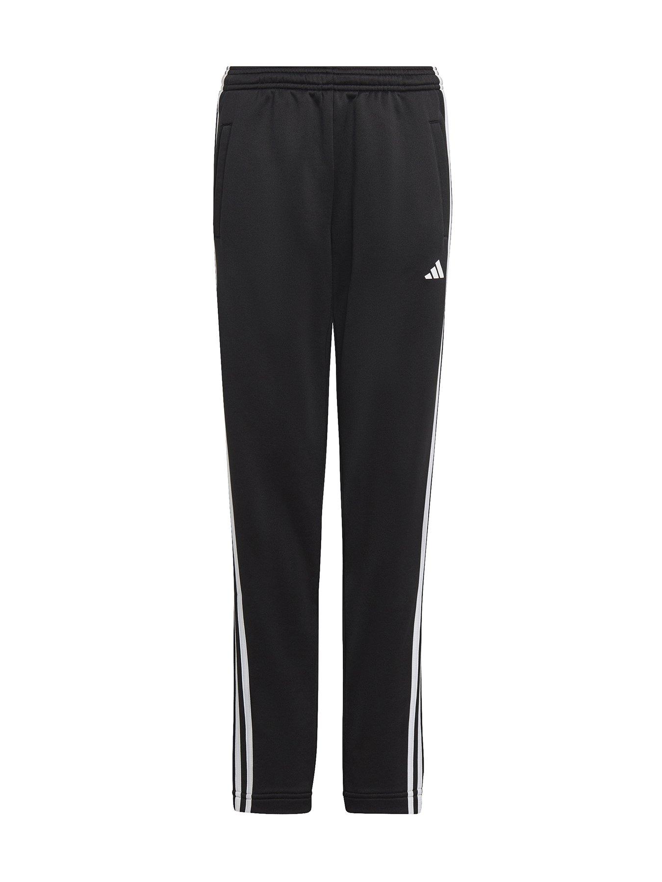 GIRLS ADIDAS ESSENTIALS 3 STRIPES LEGGINGS BLACK AGES 9-10 NEW LAST PAIR  NEW