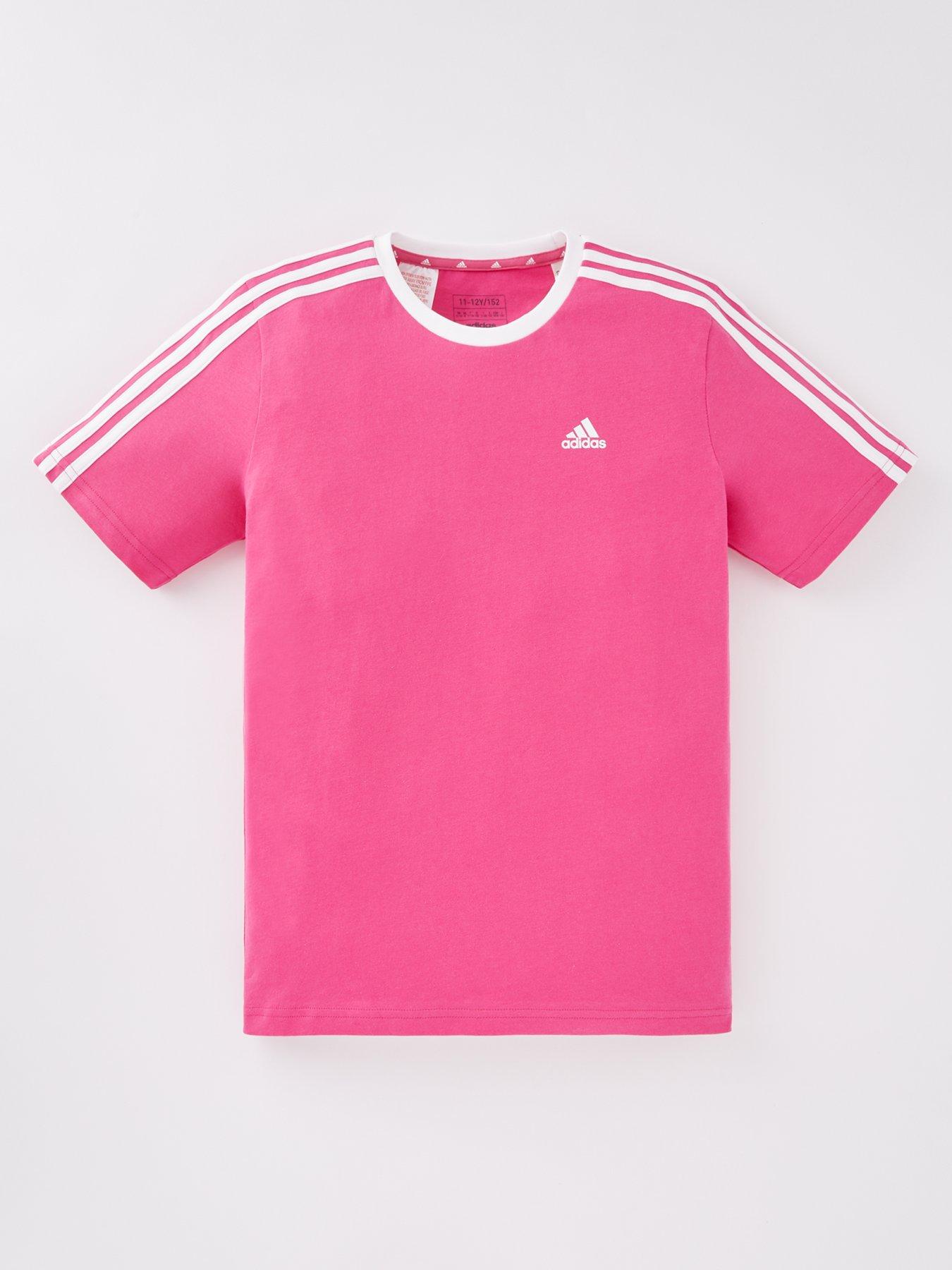 Dark pink adidas store shirt