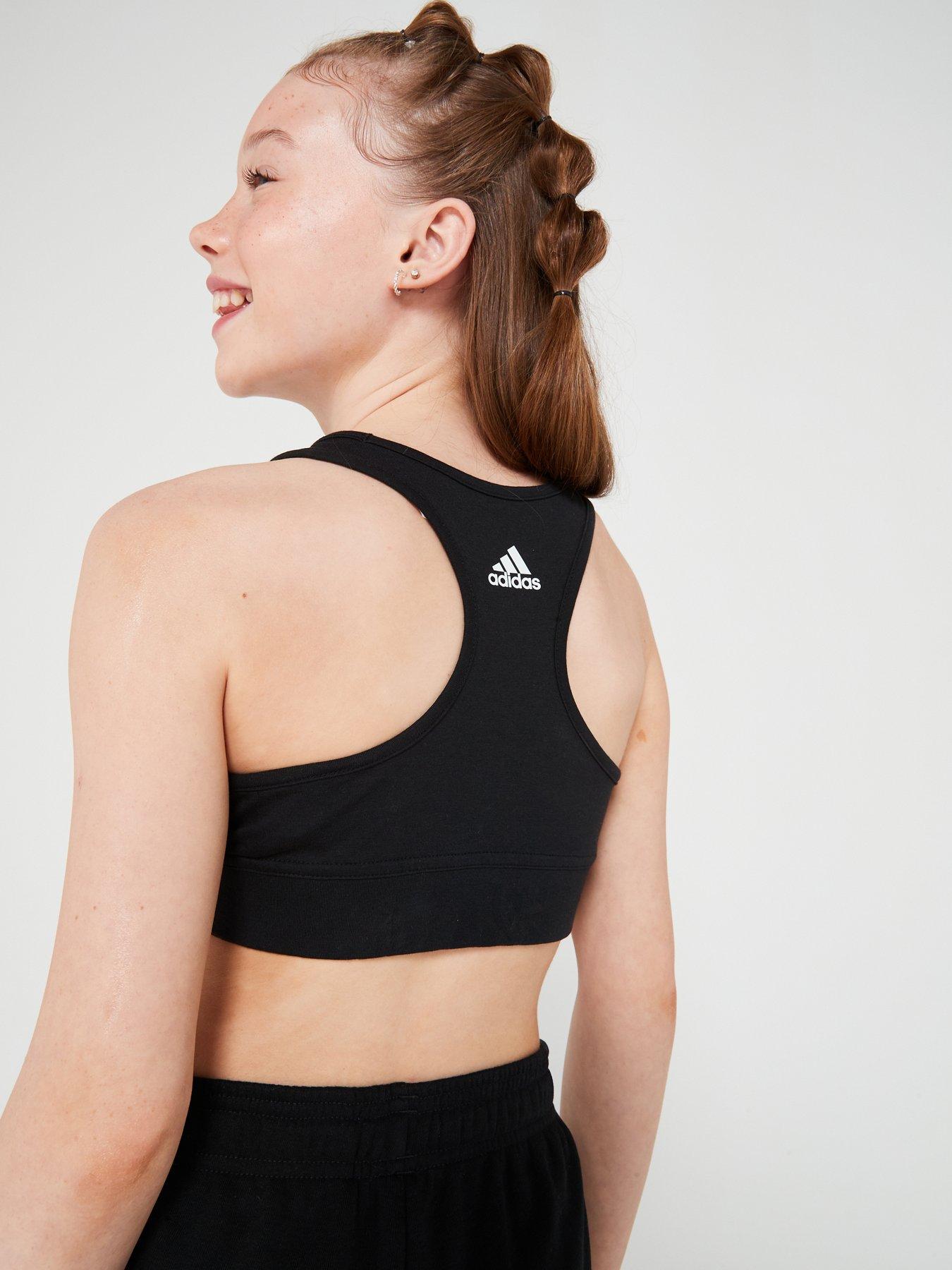 adidas-sportswear-adidas-girls-junior-essentials-linear-bra-blackwhitestillFront