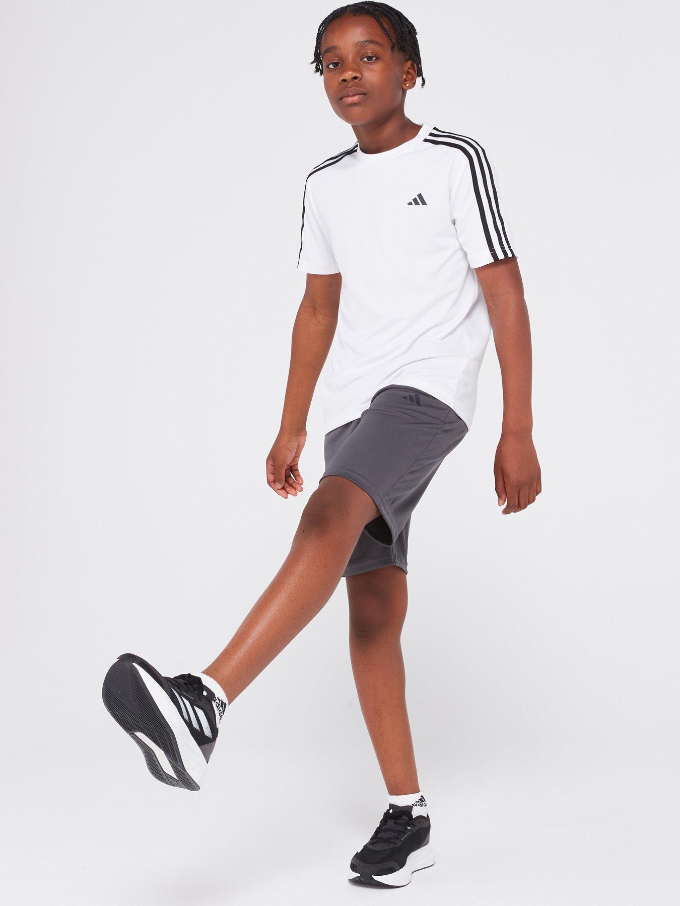 adidas-sportswear-junior-boys-train-essentials-3-stripes-short-amp-tee-set-whiteblackback