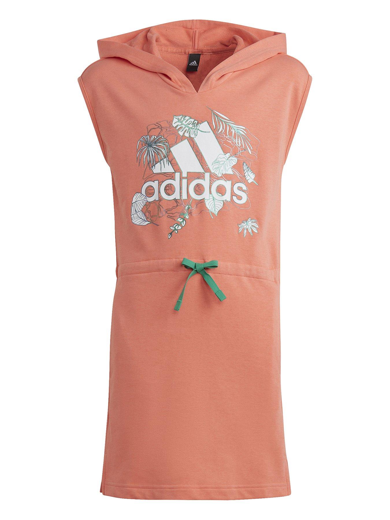 adidas Sportswear Girls Junior Summer Glam Dress - Coral | Very Ireland