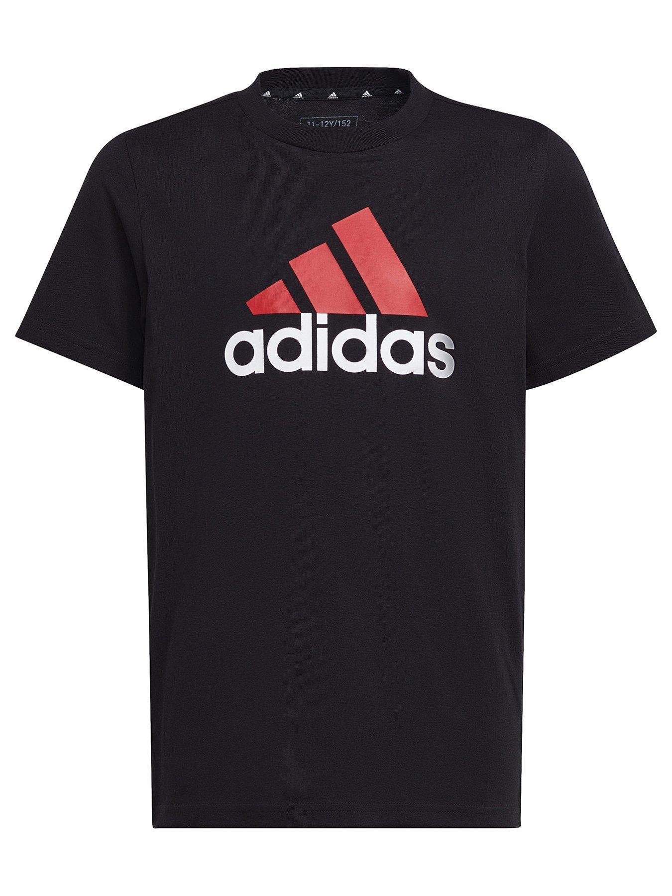 adidas-sportswear-junior-essentials-short-sleeve-t-shirt-nbsp--blackred