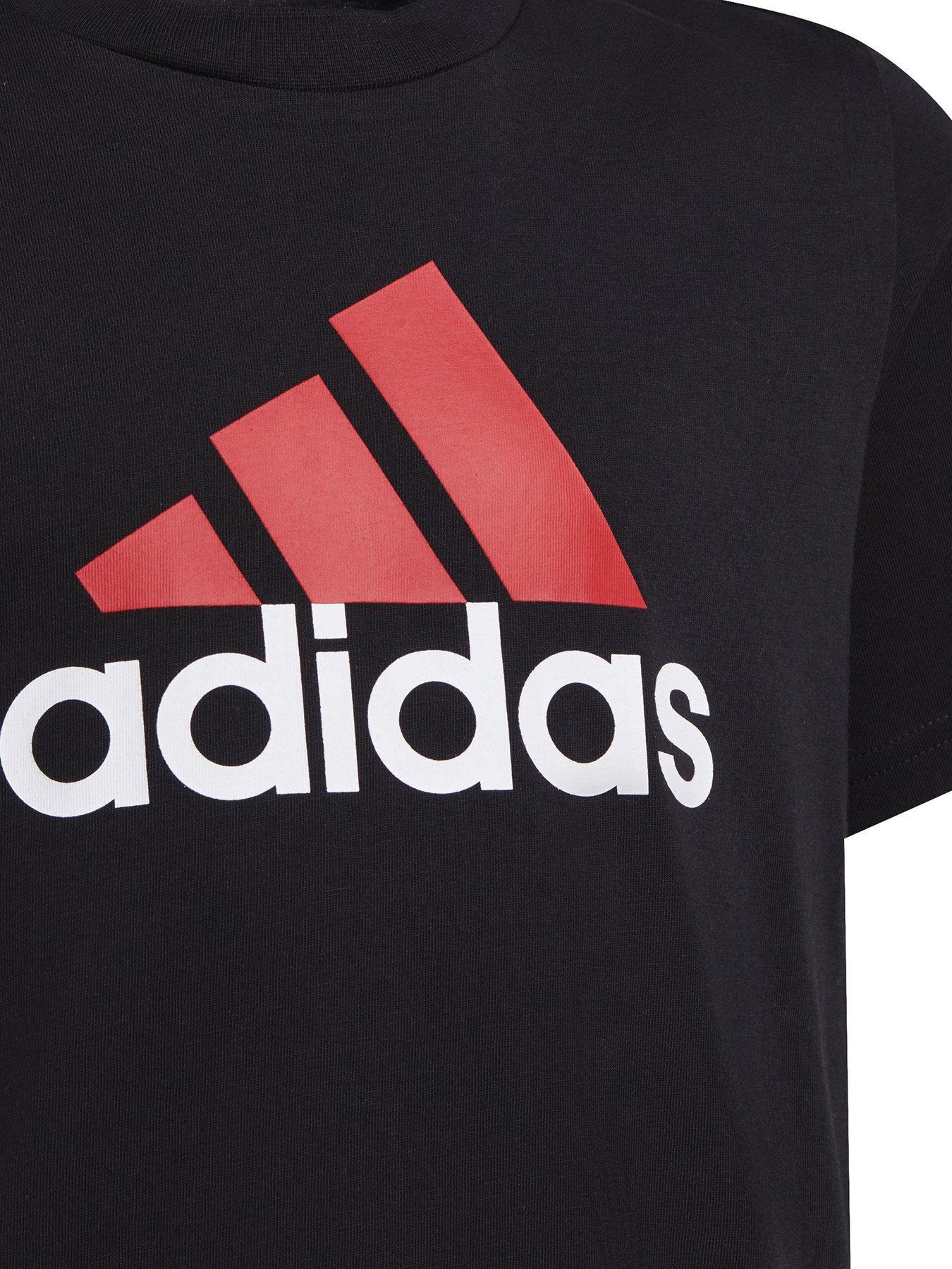 adidas-sportswear-junior-essentials-short-sleeve-t-shirt-nbsp--blackredoutfit