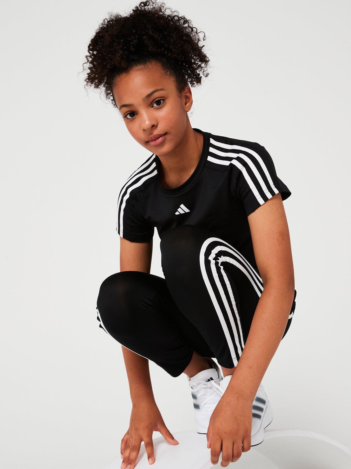 adidas-junior-girls-train-essentials-3-stripe-legging-blackwhiteback