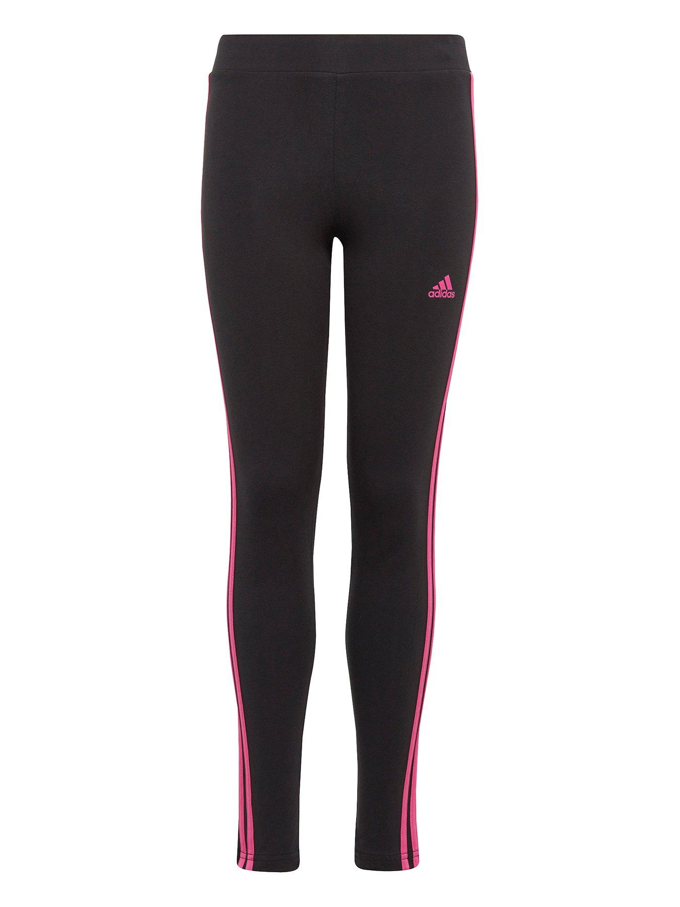 Black and pink store adidas leggings