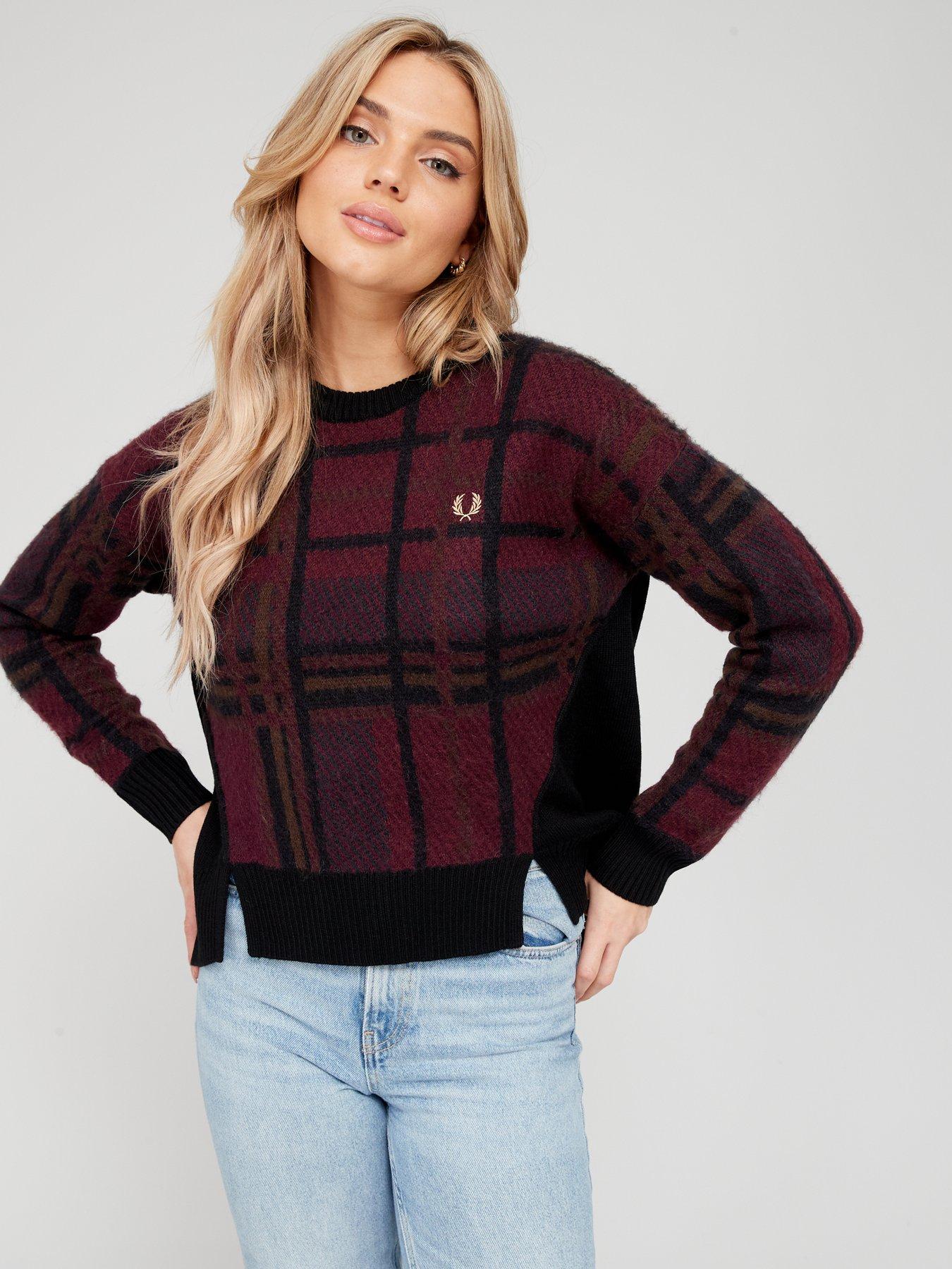 Tartan on sale jumper womens