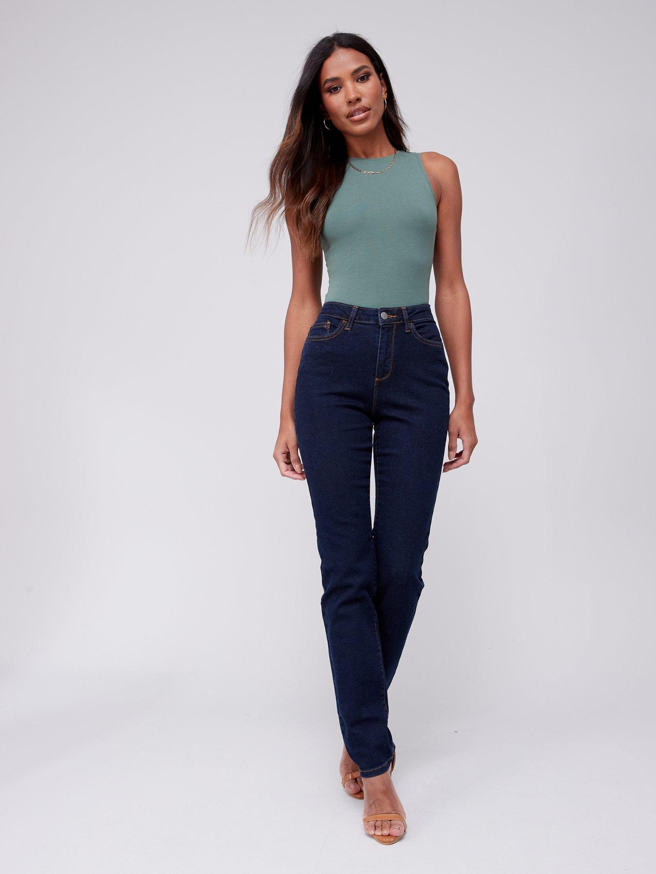 Image 6 of 6 of Everyday Isabelle High Rise Slim Jean - Rinse Blue