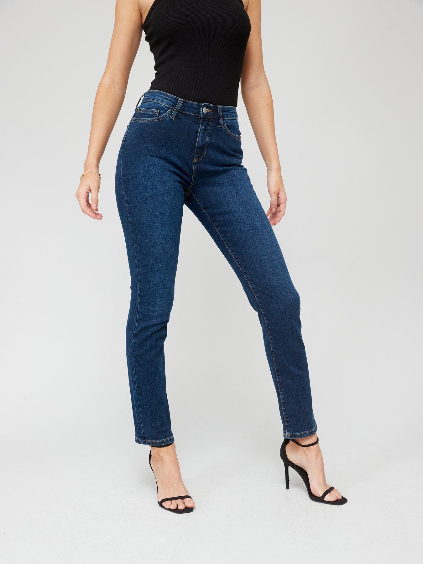 Image 1 of 5 of Everyday Short Isabelle High Rise Slim Jean - Indigo