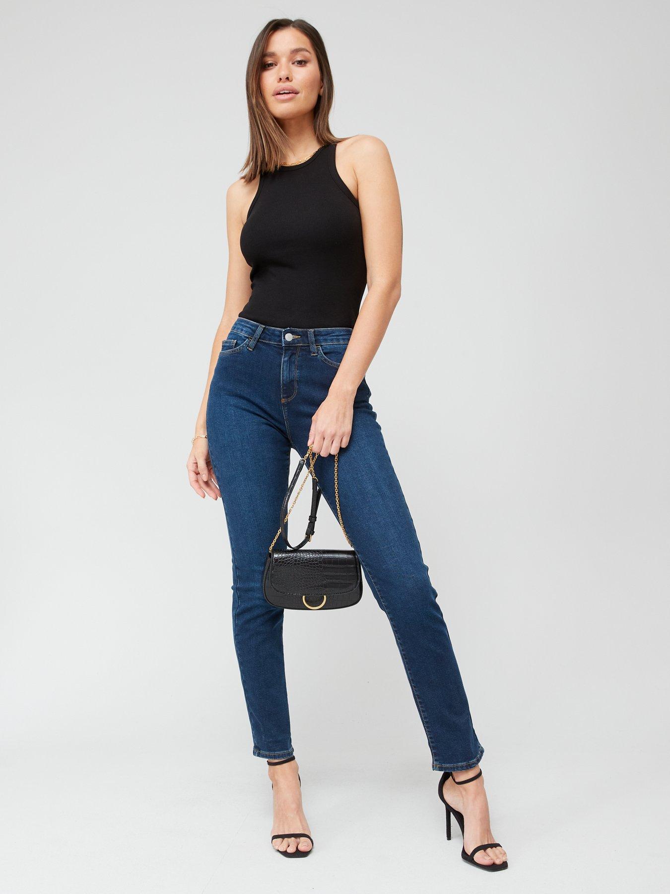 Image 3 of 5 of Everyday Short Isabelle High Rise Slim Jean - Indigo