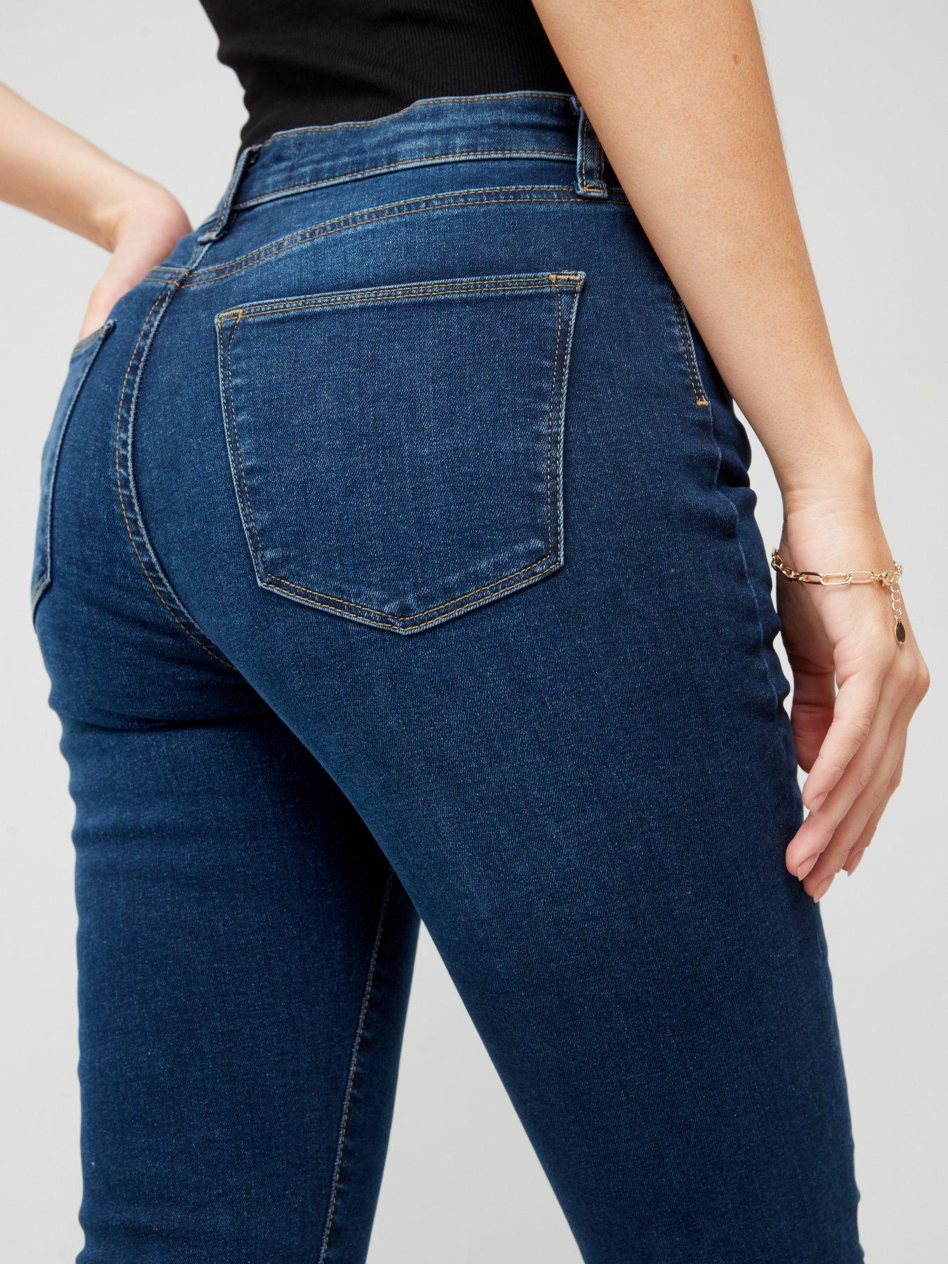 Image 4 of 5 of Everyday Short Isabelle High Rise Slim Jean - Indigo