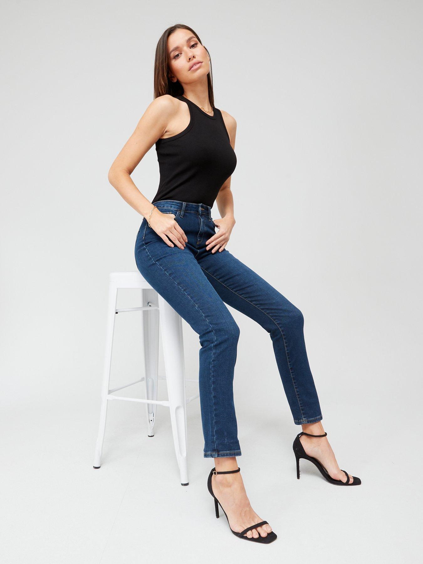Image 5 of 5 of Everyday Short Isabelle High Rise Slim Jean - Indigo