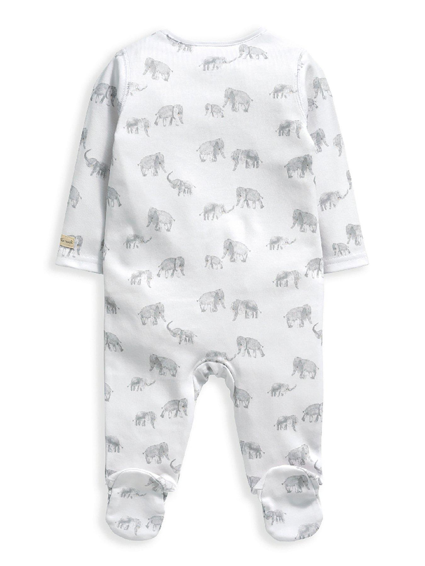 mamas-papas-baby-unisex-elephant-print-sleepsuit-whiteback