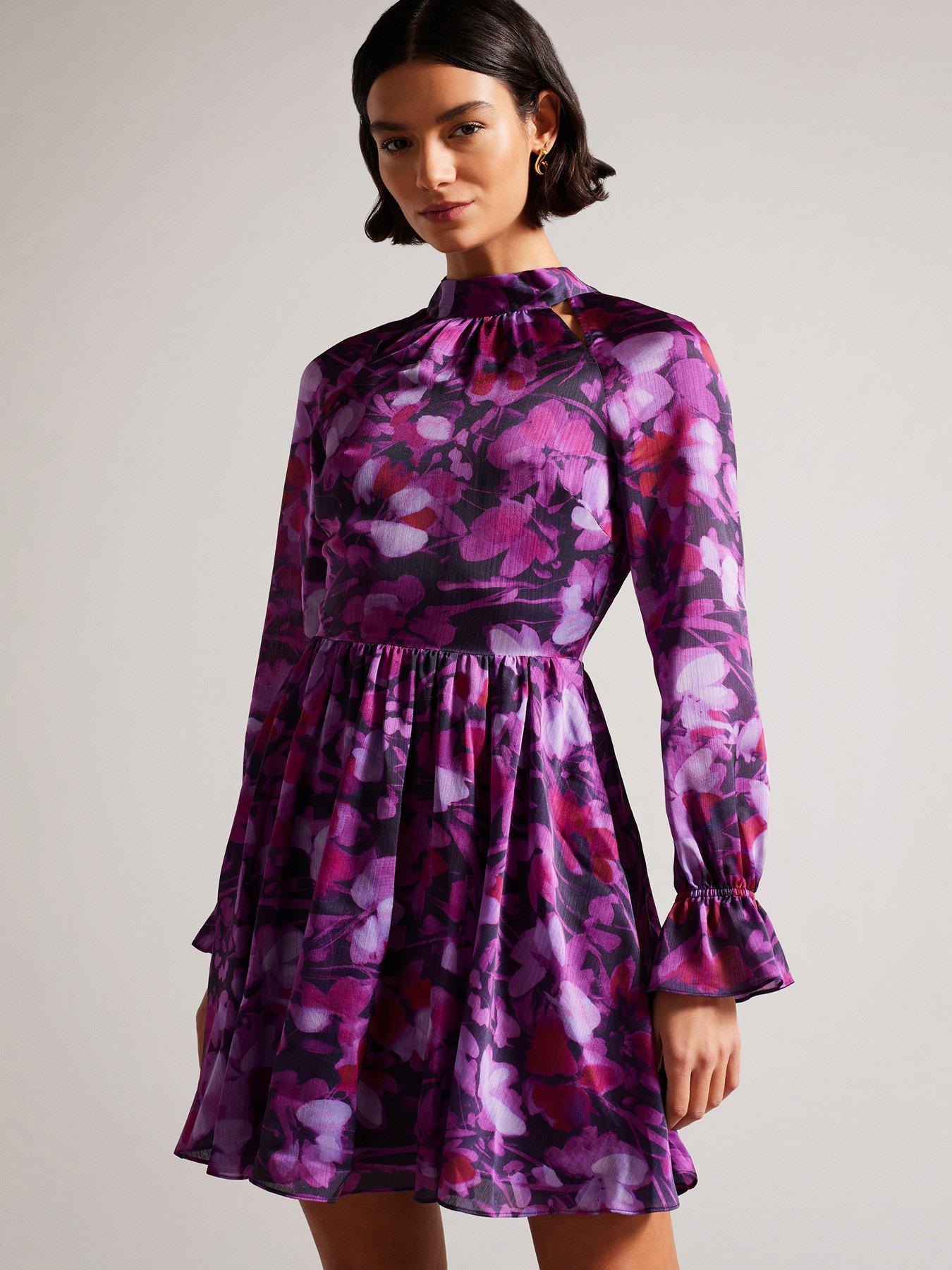 Ted baker dress sales purple