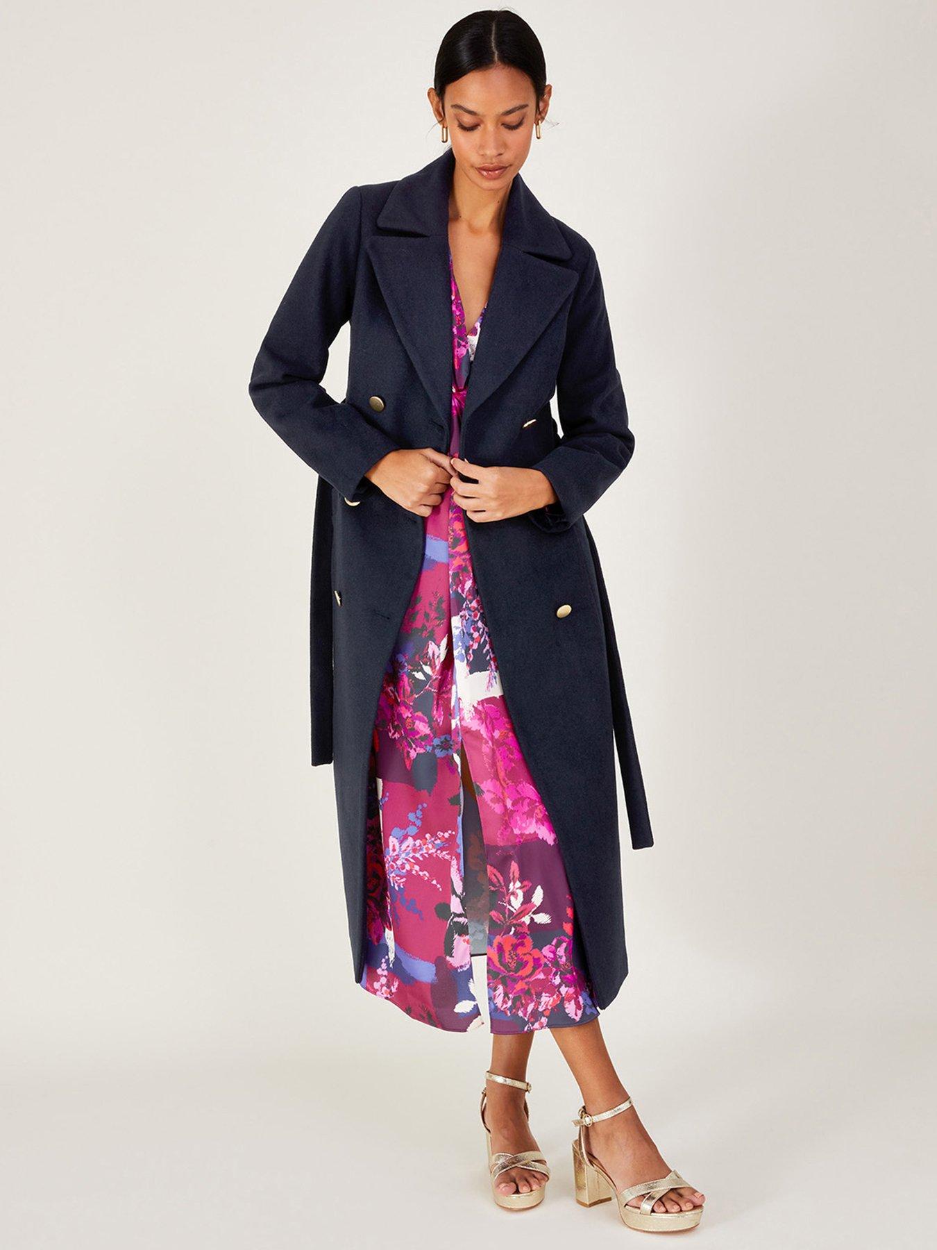 Lola Belted Wool Trench Coat